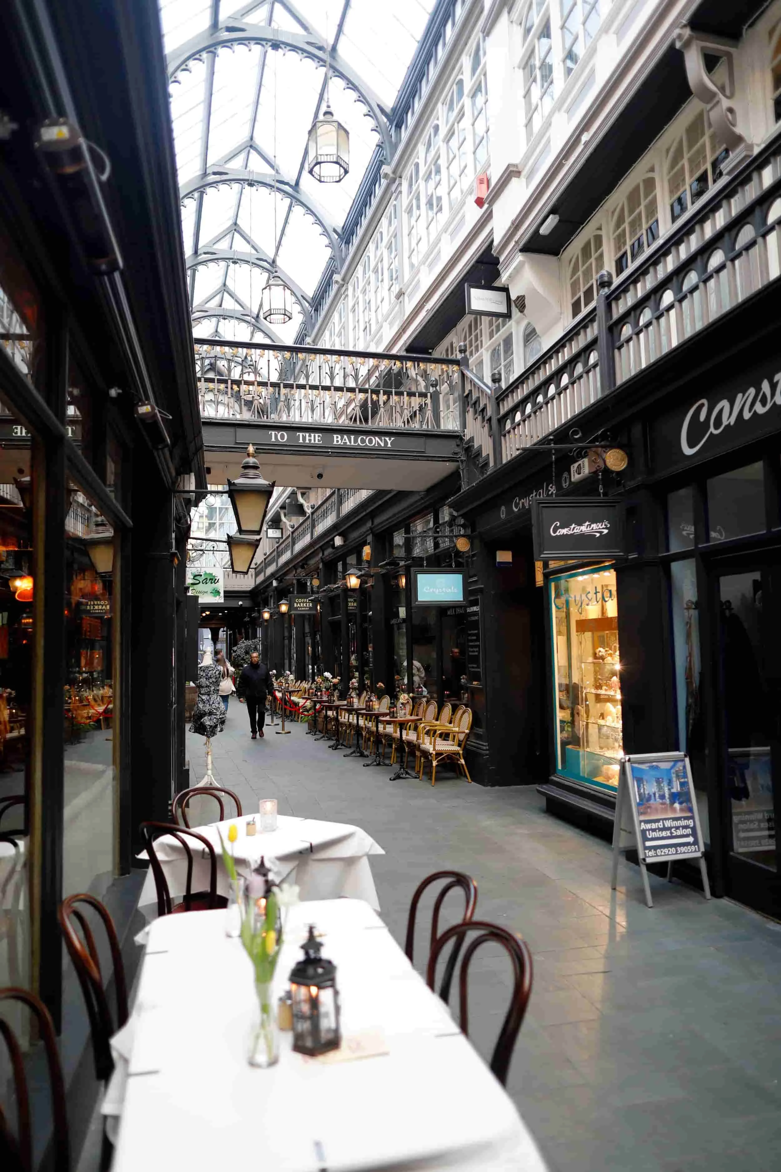 Cardiff arcades in Cardiff UK