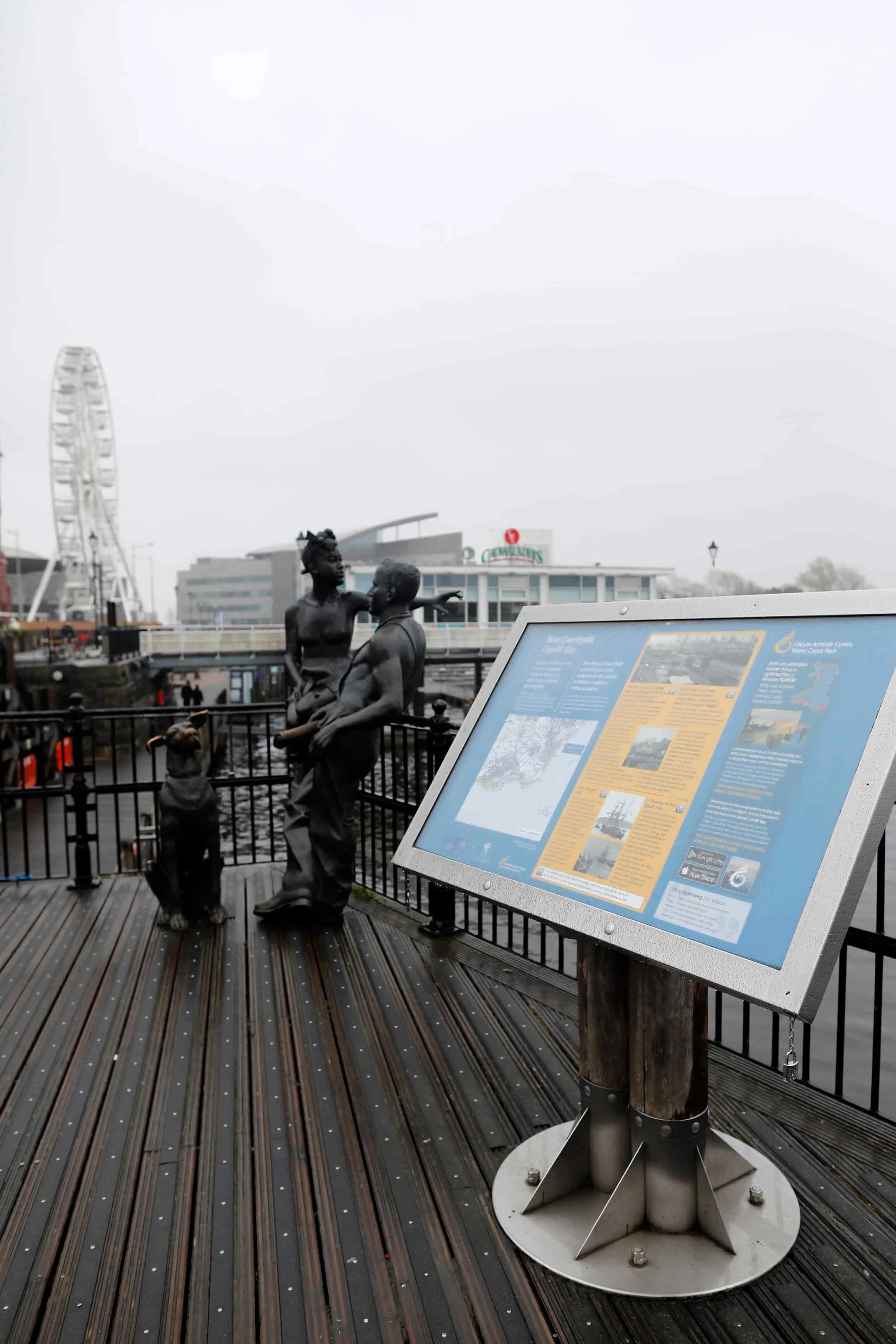 Mermaid Quay in Cardiff UK