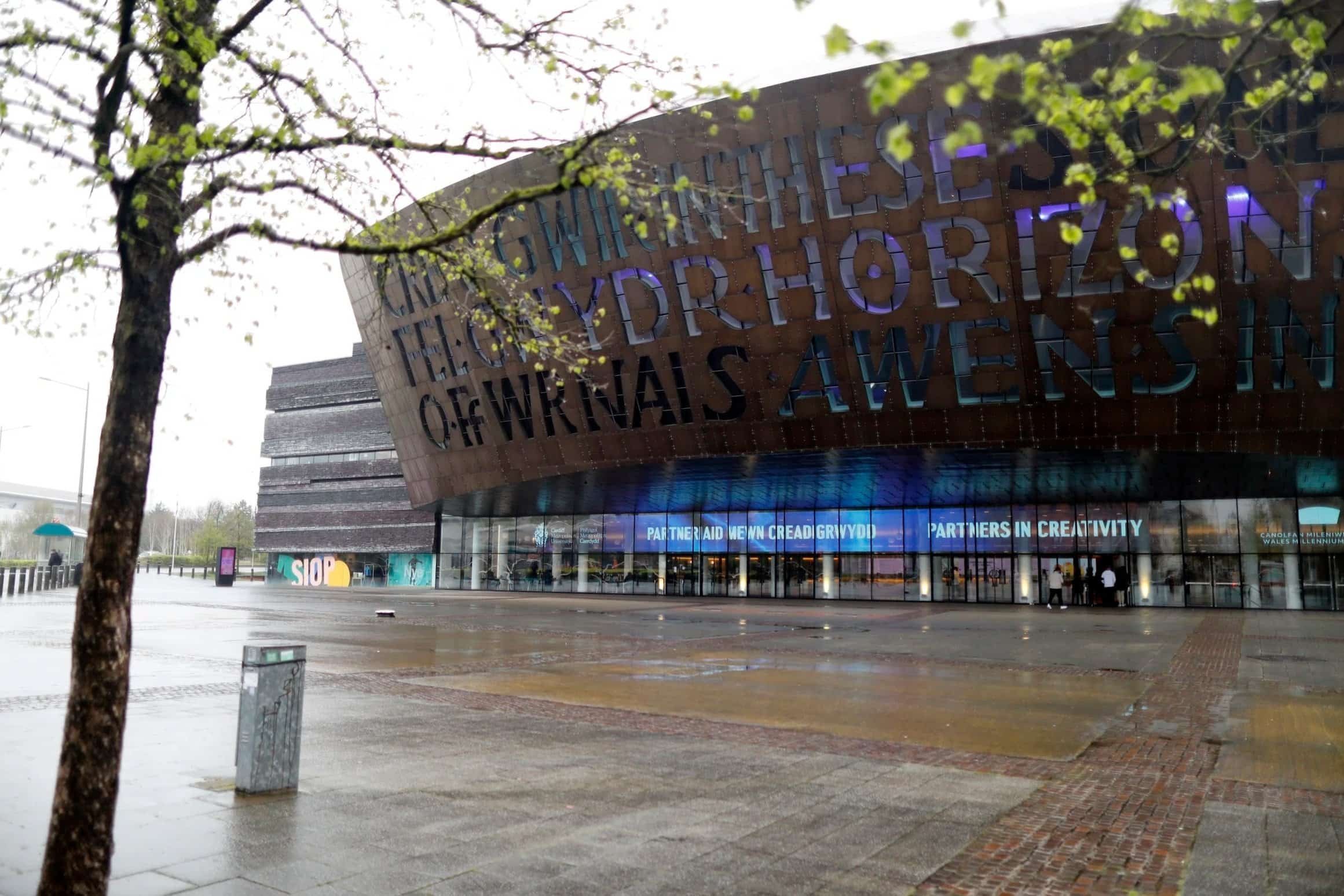 Wales Millennium Centre in Cardiff UK