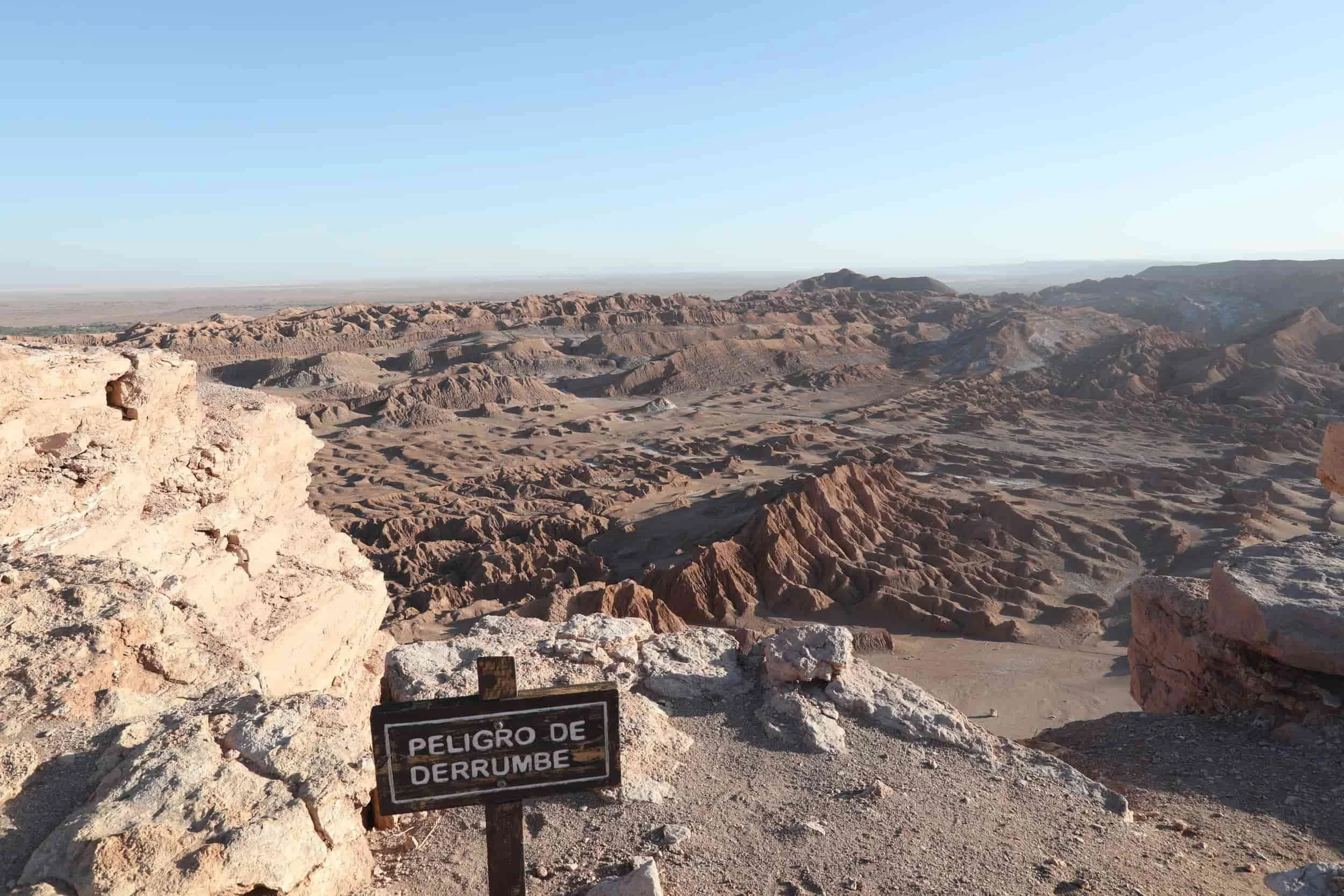 Valle de la Luna Chile, otherworldly landscape, Coyote Rock, locally known as Piedra del Coyote or Mirador de Kari