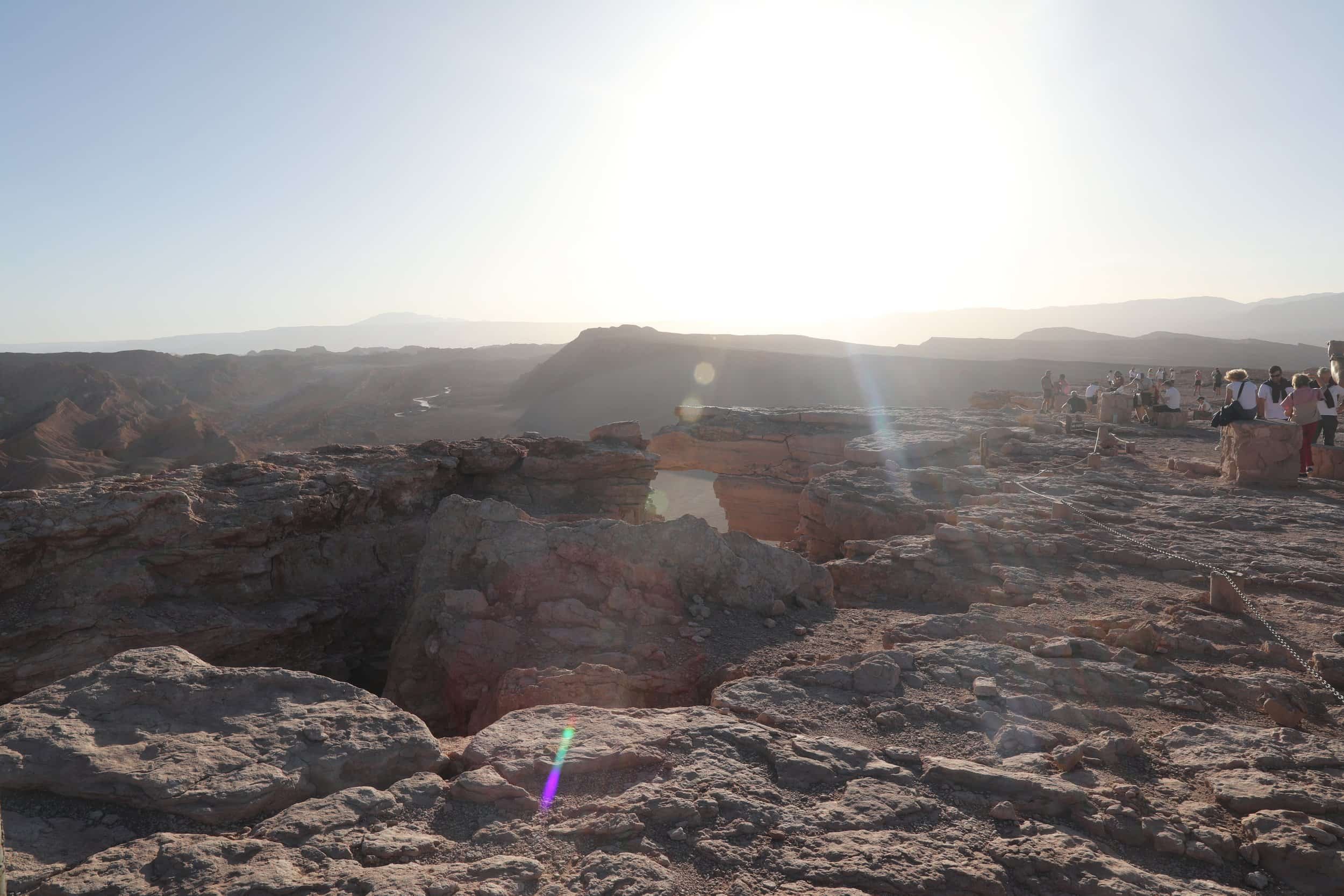 Valle de la Luna Chile, otherworldly landscape, Coyote Rock, locally known as Piedra del Coyote or Mirador de Kari