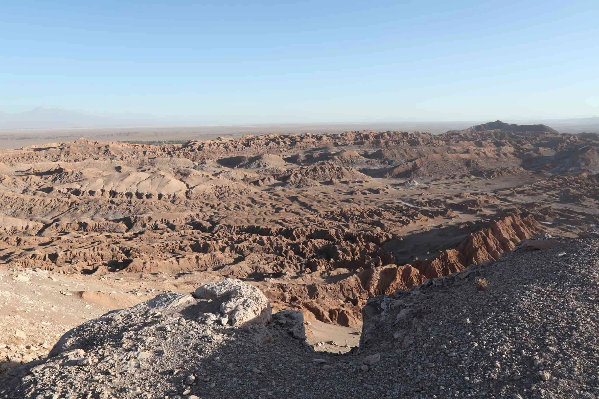 Valle de la Luna Chile, otherworldly landscape, Coyote Rock, locally known as Piedra del Coyote or Mirador de Kari