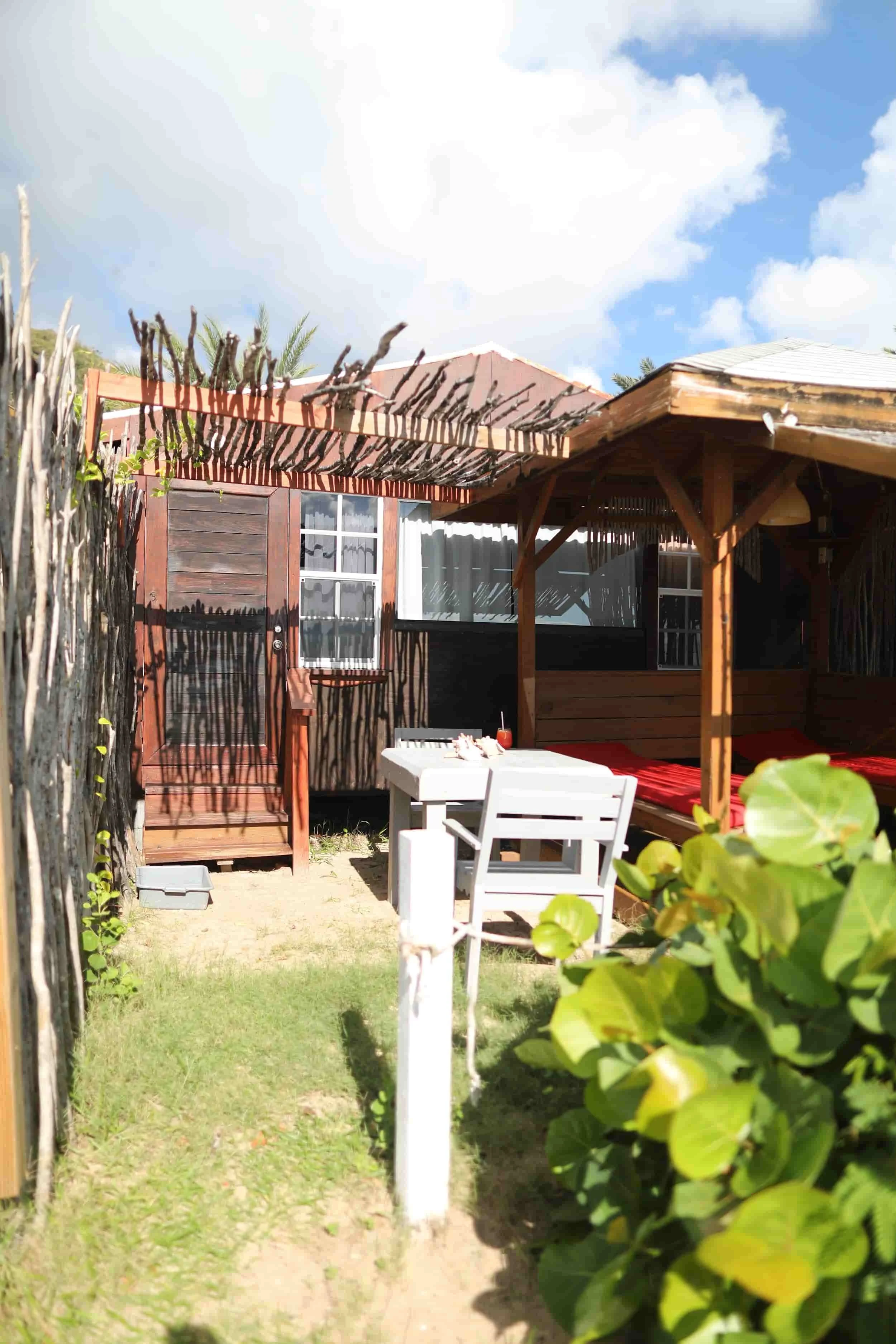 Conch Beach Cabins on Turner’s Beach on Antigua island