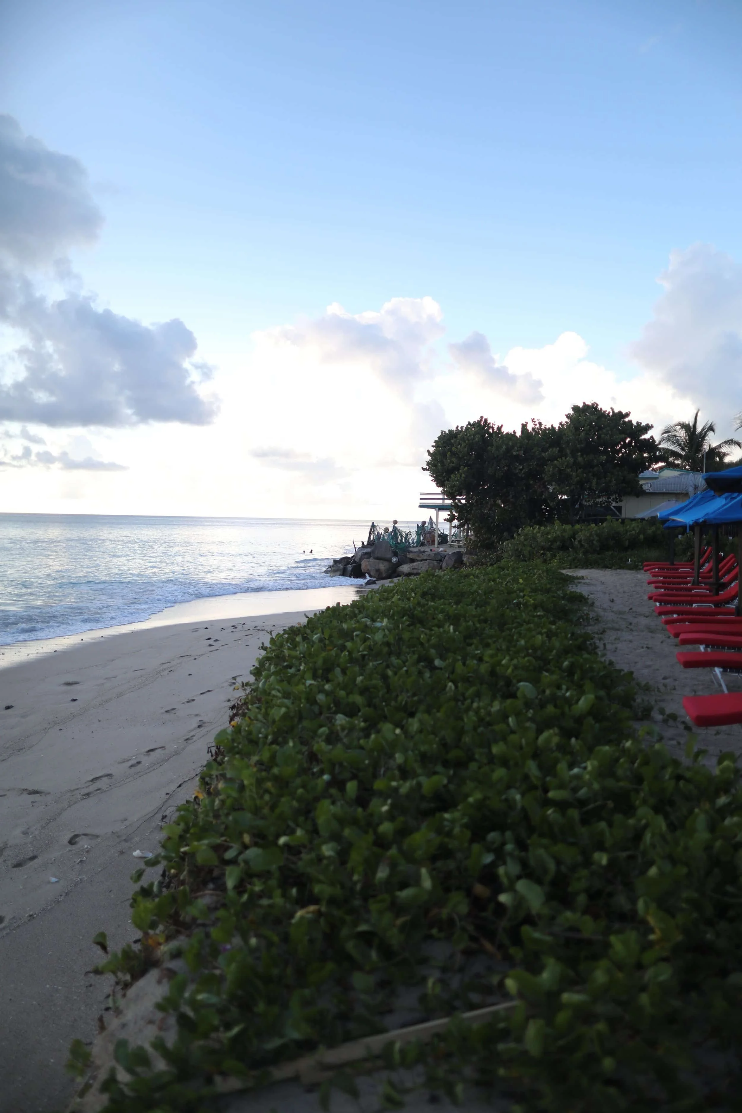 Turner’s Beach on Antigua island, beach and ocean view