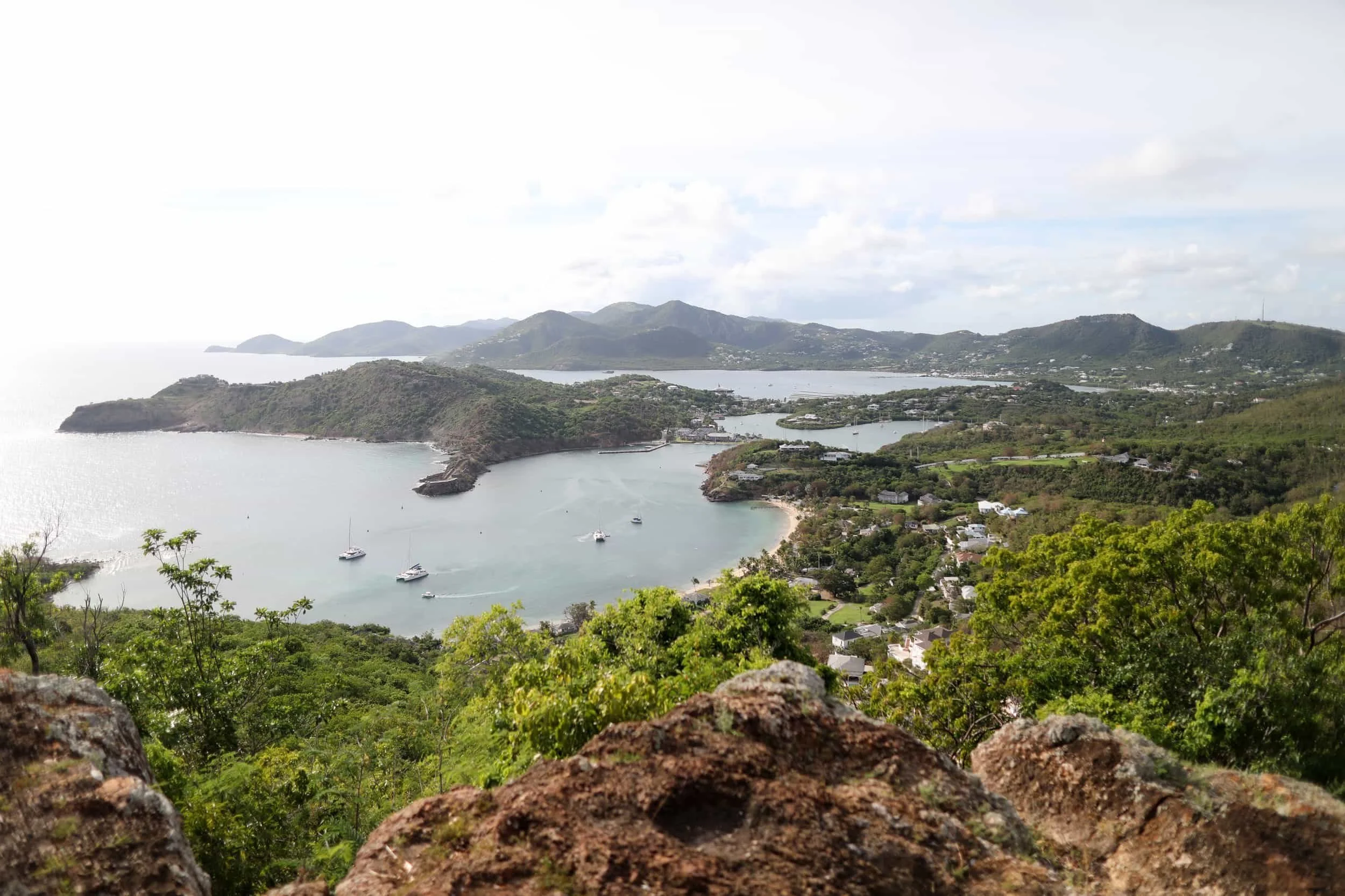 Shirley's Lookout on Antigua island