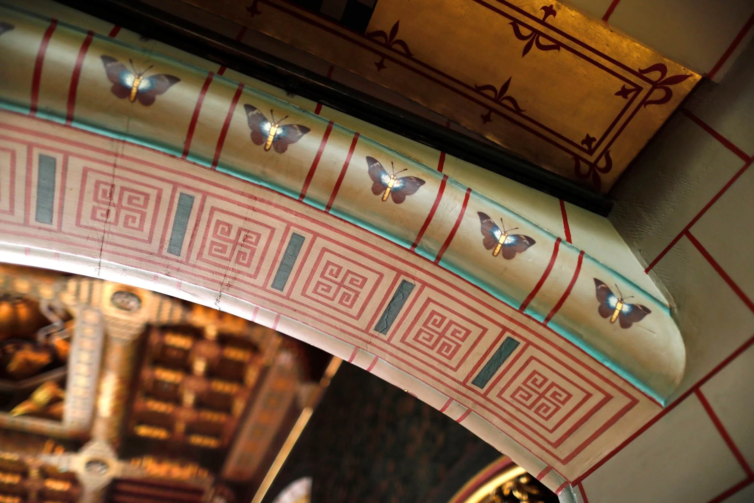 The Apartments at Cardiff Castle, gold leaf interior, Cardiff UK