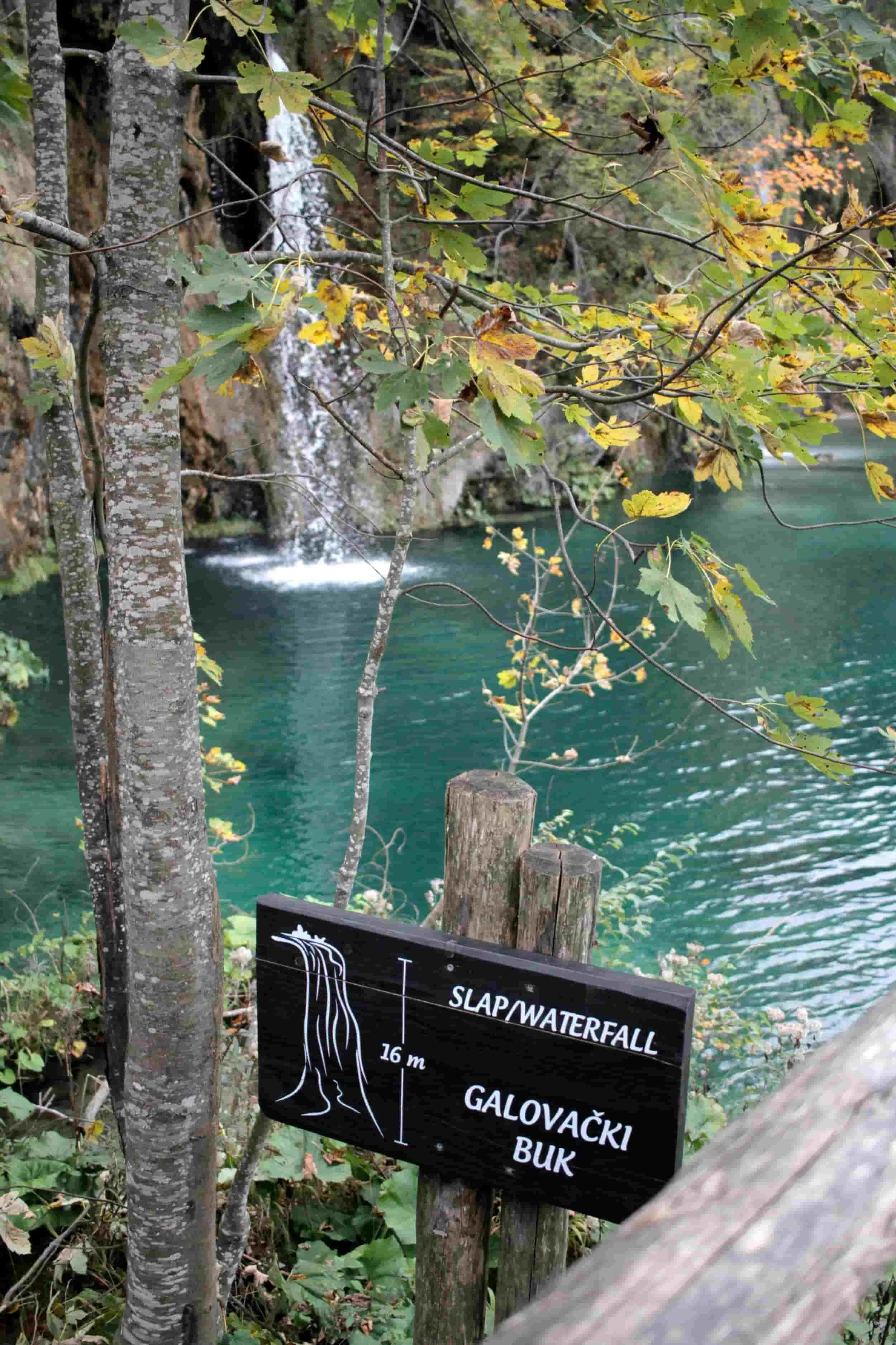 Forest, waterfall and lake views of Upper Lakes at Plitviče Lakes National Park Croatia