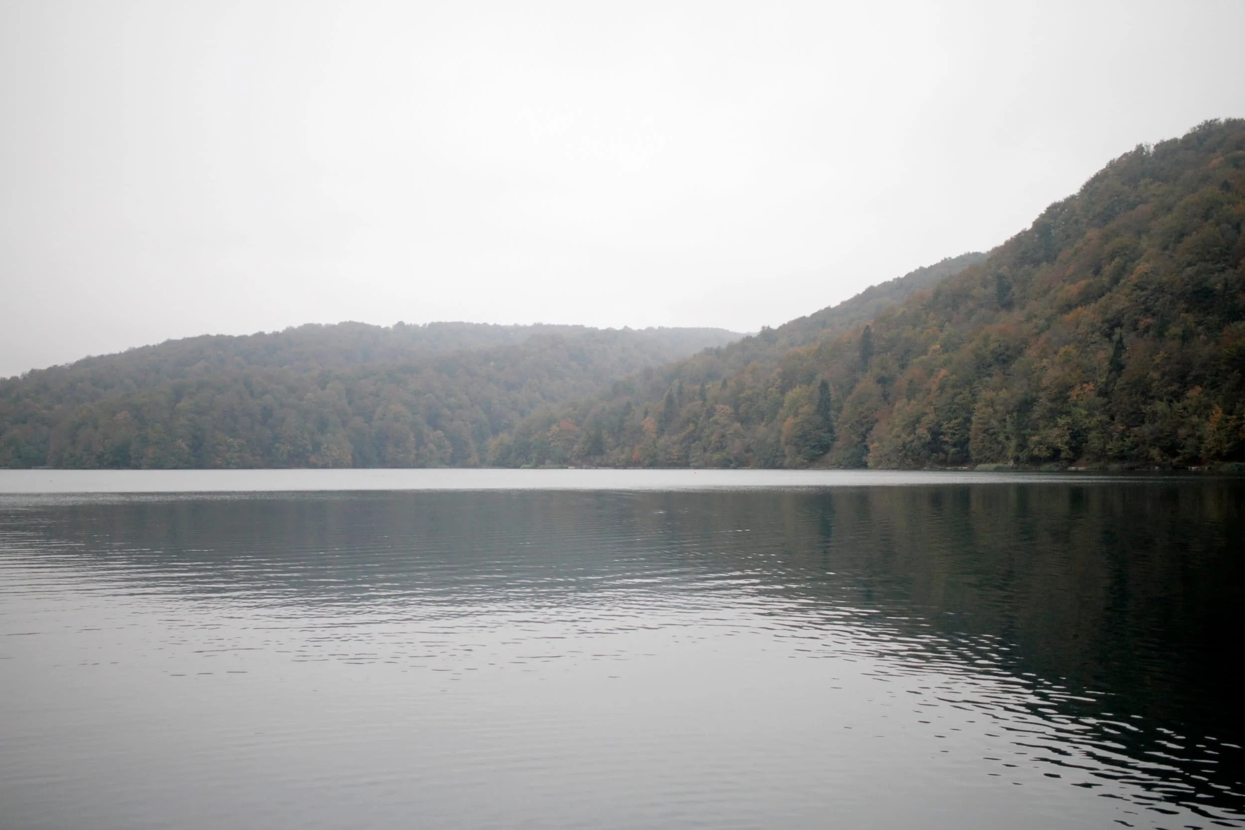 Lake Kozjak views at Plitviče Lakes National Park Croatia