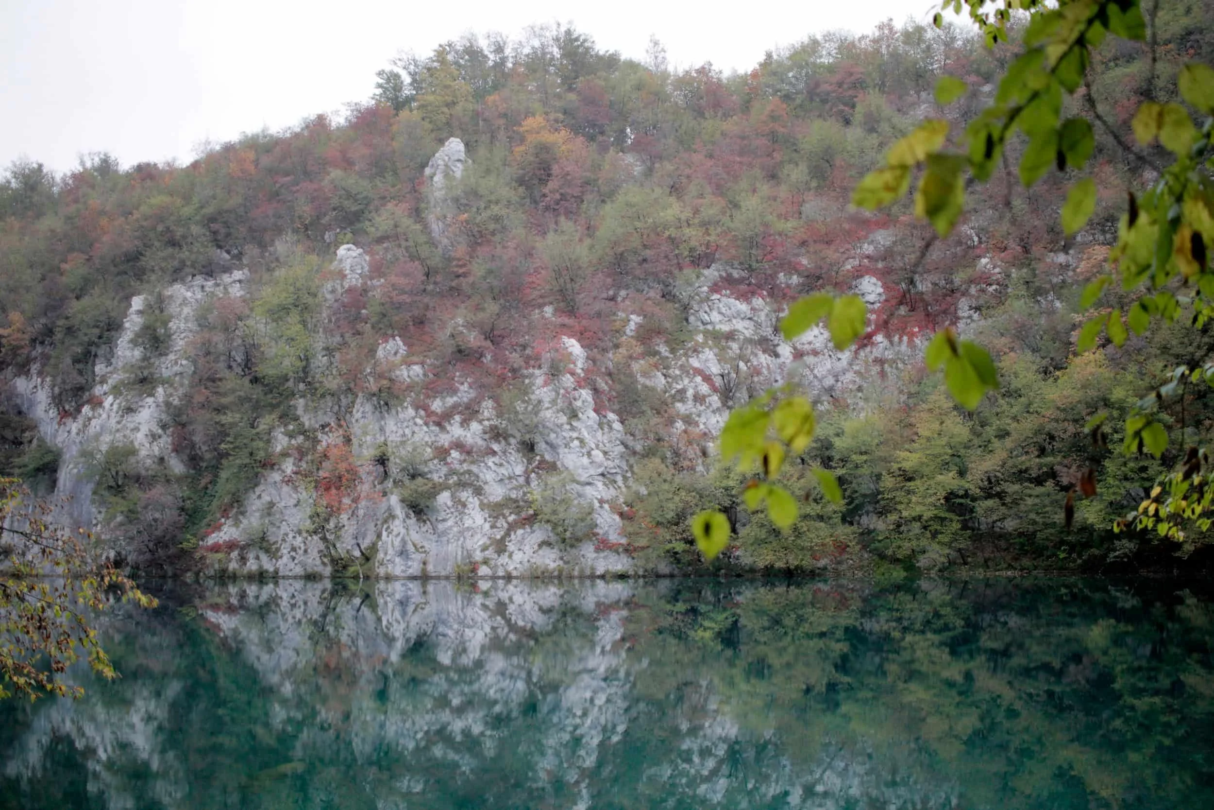 Forest, waterfall and lake views of Lower Lakes at Plitviče Lakes National Park Croatia
