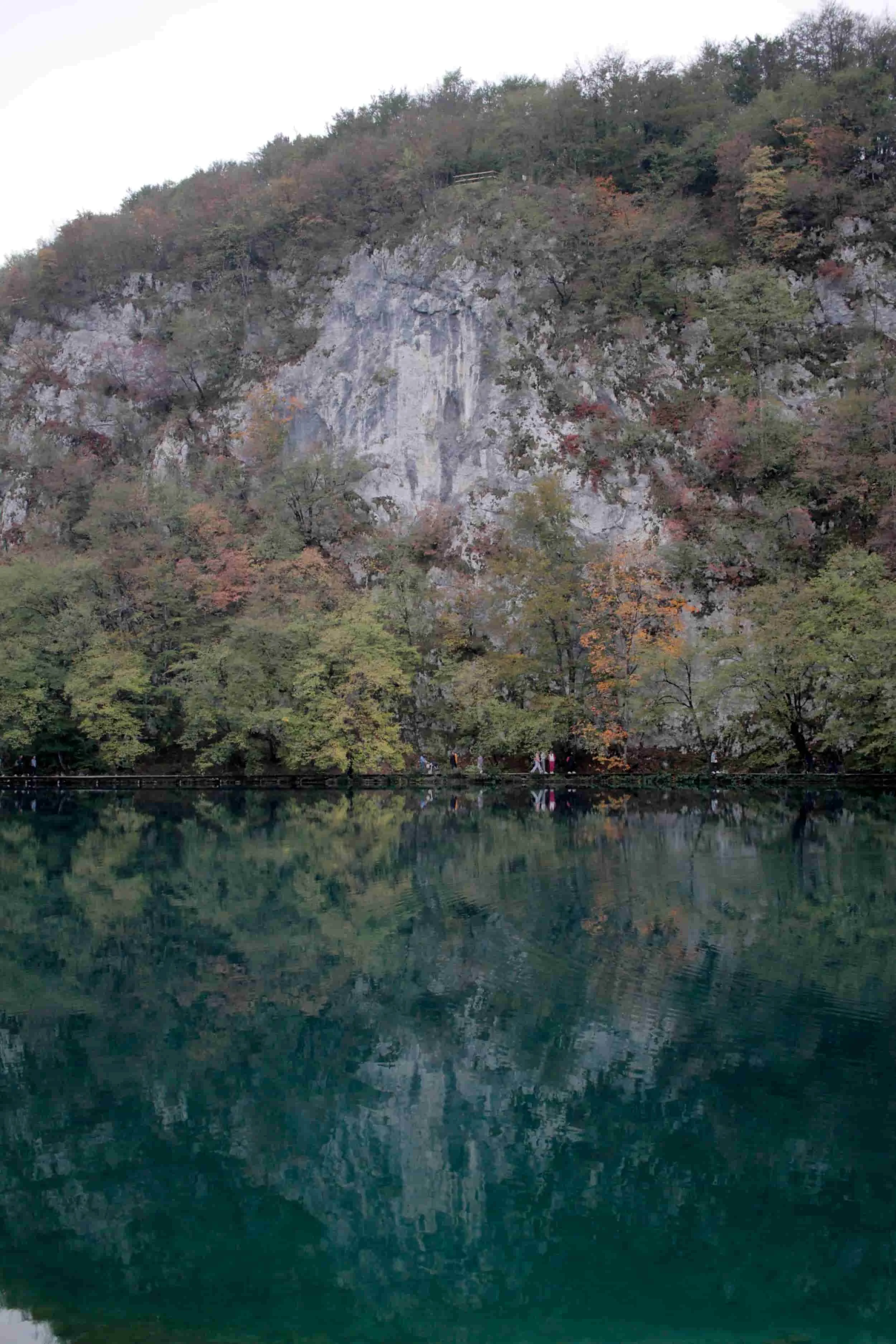 Forest, waterfall and lake views of Lower Lakes at Plitviče Lakes National Park Croatia