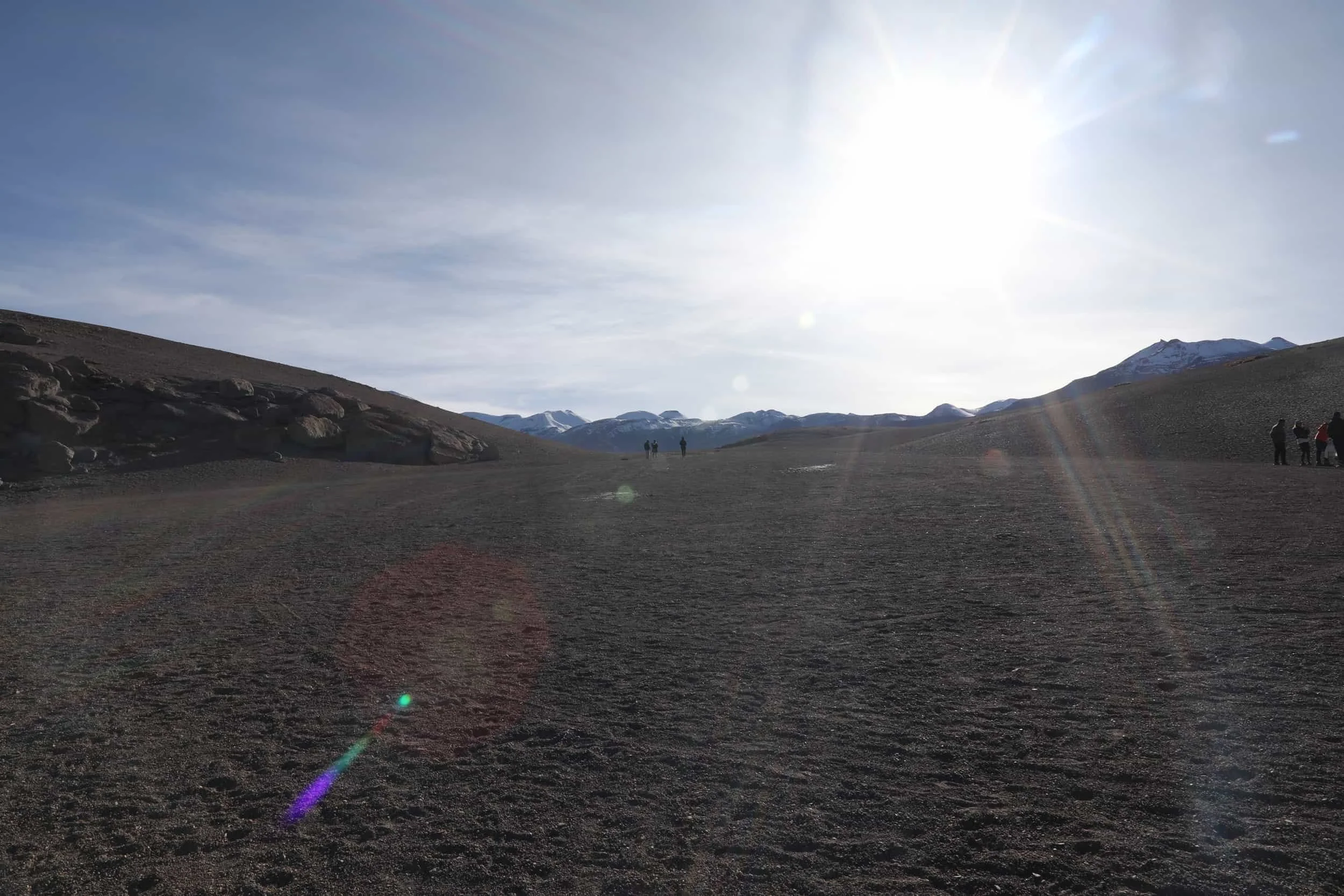 Mountain scenery along the return journey from El Tatio Geysers.