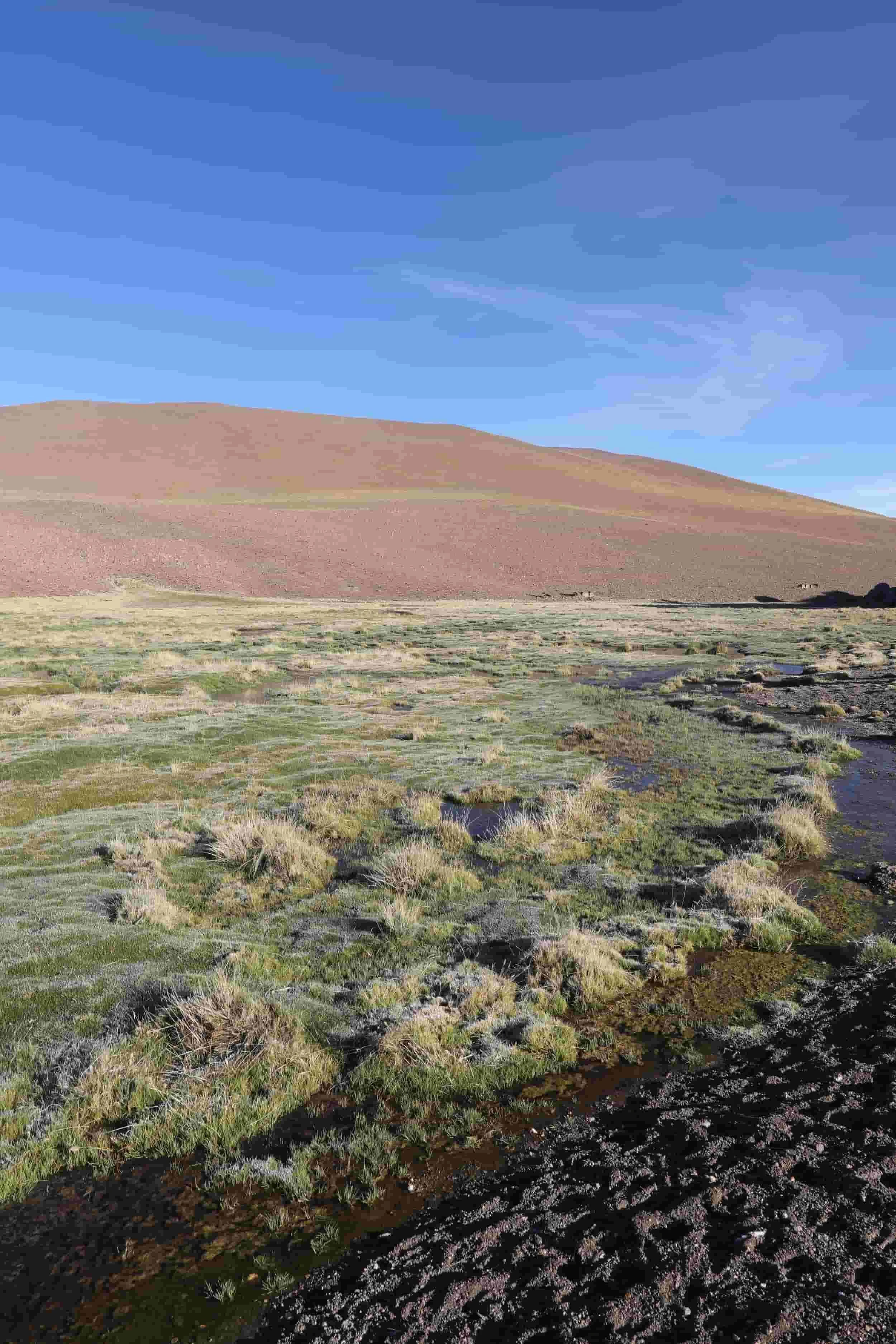 Mountain scenery along the return journey from El Tatio Geysers.