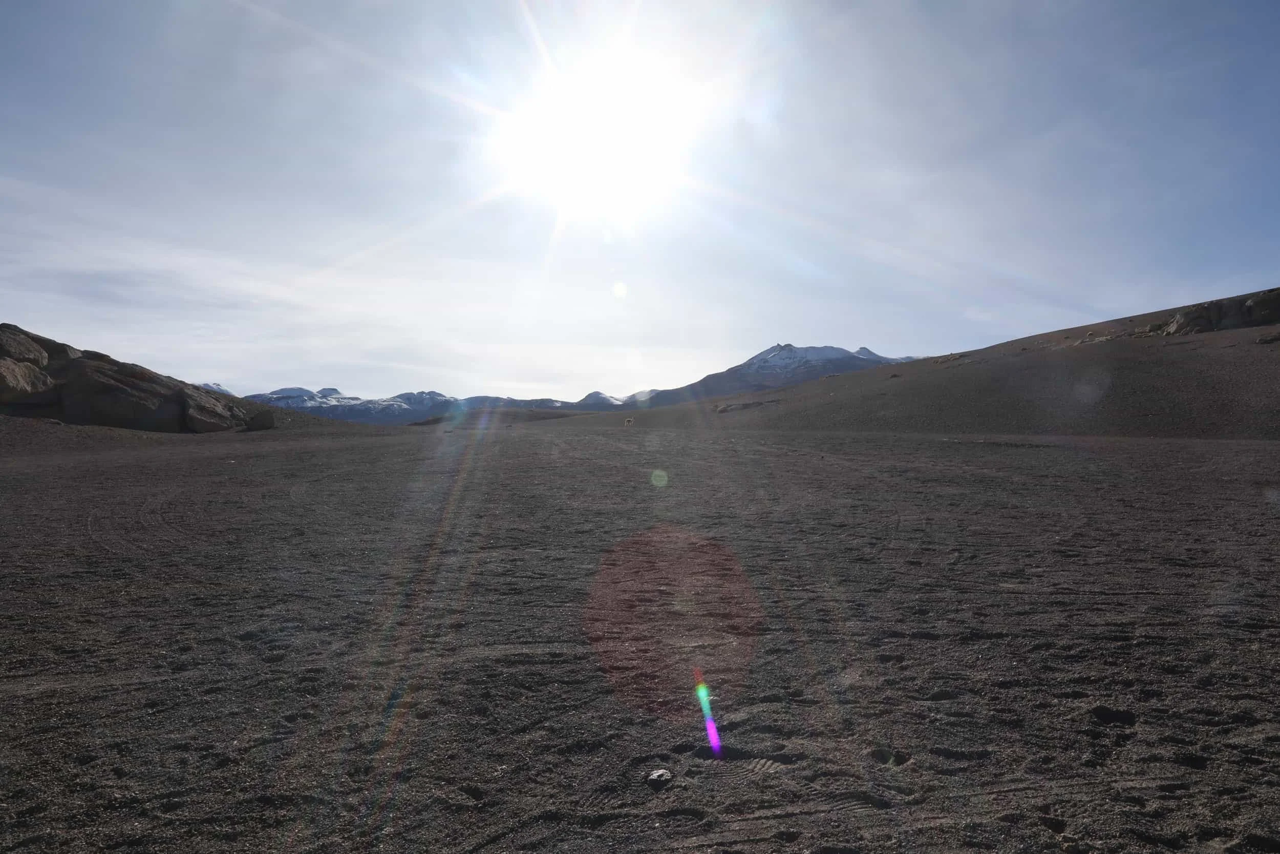 Mountain scenery along the return journey from El Tatio Geysers.