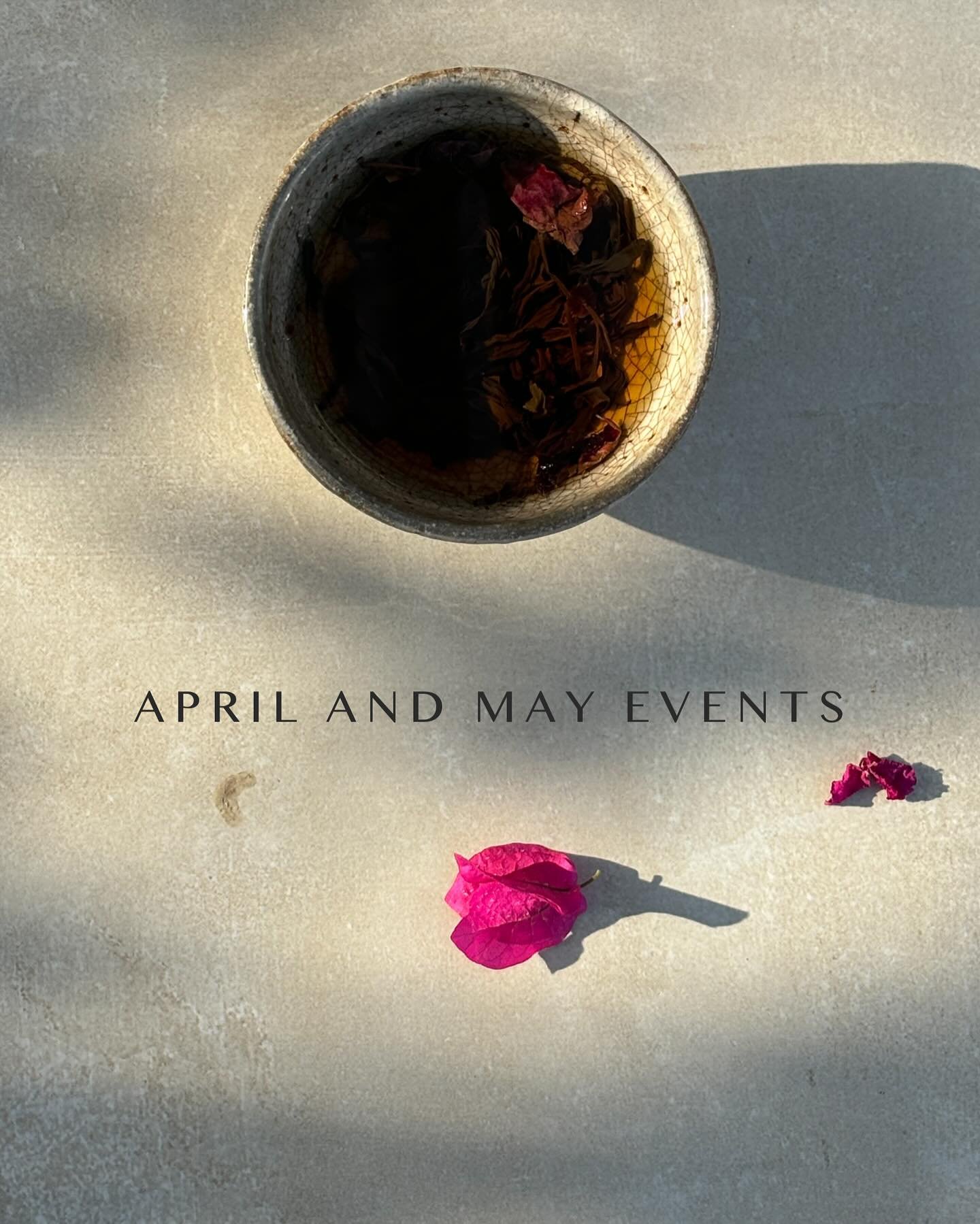 This April and May come and share tea with me - not just in London, but in Essex, Surrey and East Sussex.

~ Saturday, 26 May 2pm ~ Chadao Tea Ceremony &amp; Workshop on the farm in Essex is almost sold out with just a couple of spaces left. It will 