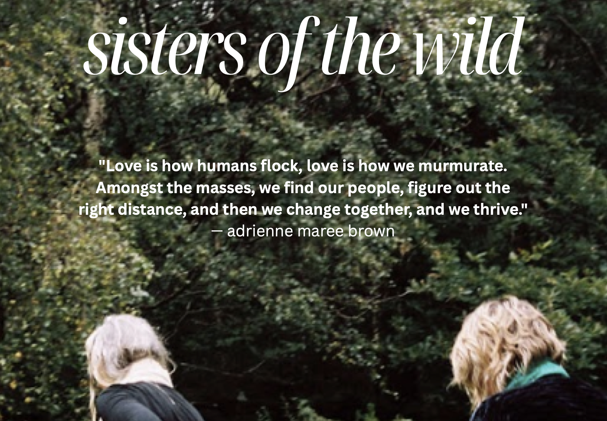 SISTERS OF THE WILD GATHERING IN WALES
