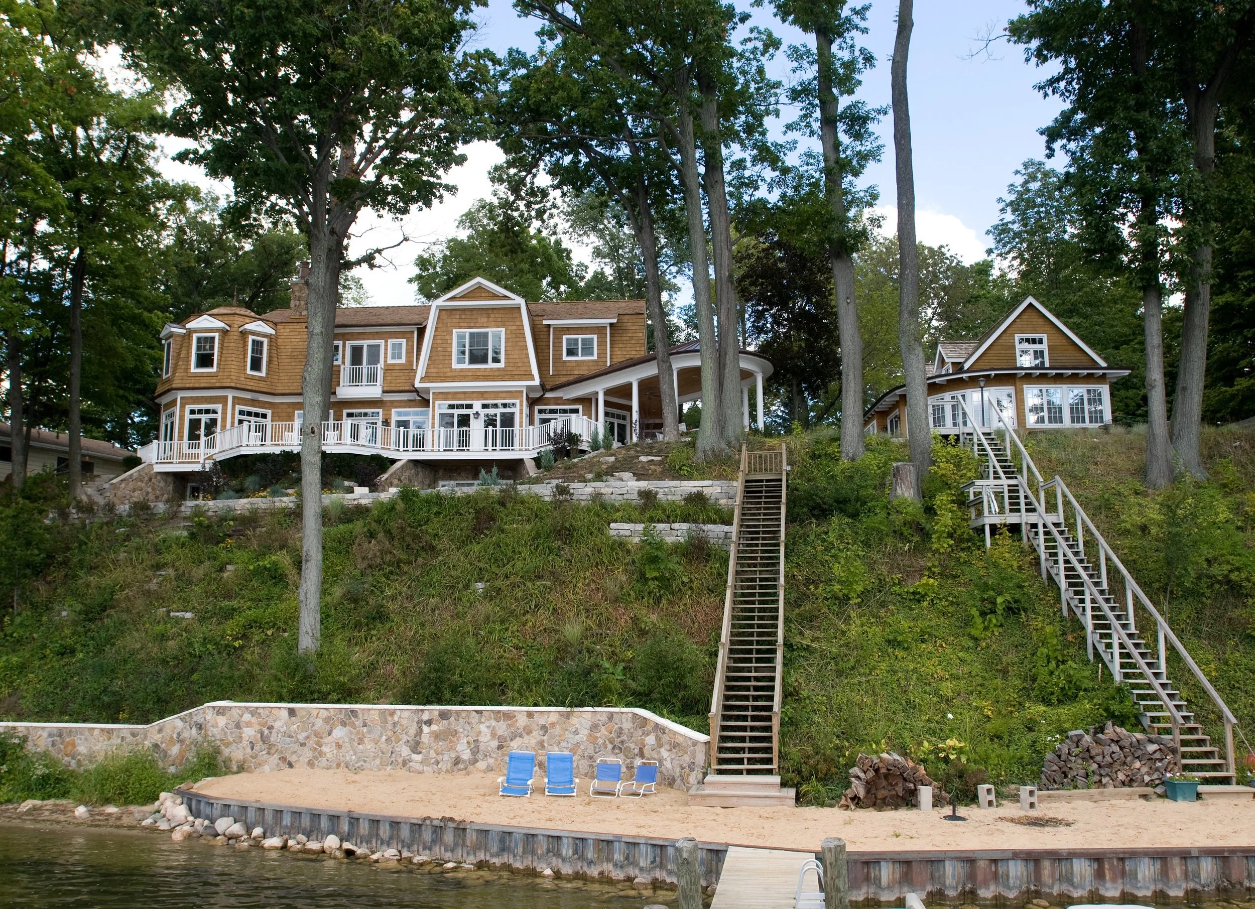 House on an Inland Lake