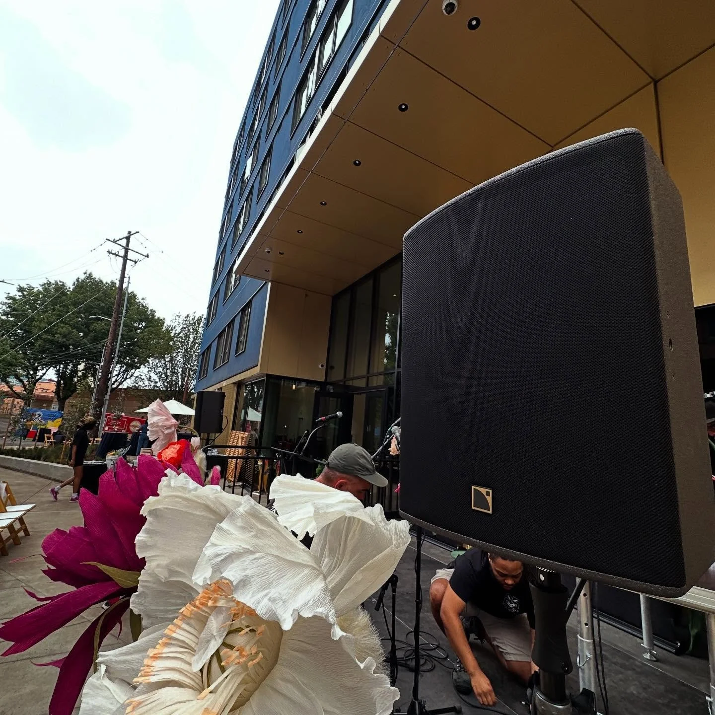 Some wonderful sights from the @albinavisiontrust during the inaugural ribbon cutting ceremony. Such a pleasure and a privilege working with great people and great gear. 
π π¨ππ¨π
.
.
.
.
.
.
.
.
.
.
.
.
.
.
.
.
.
.
@shure 
@l.acoustics.official