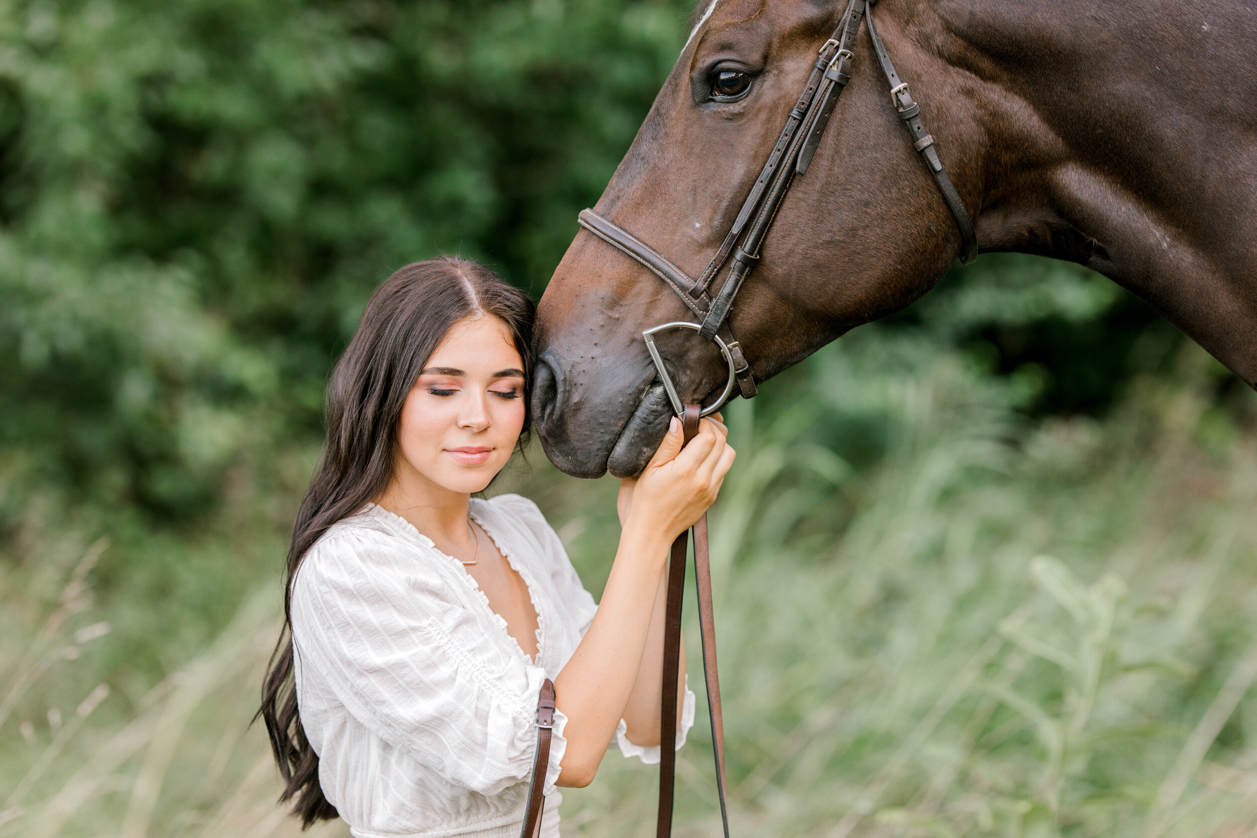 The Girl Poses with a Beautiful Horse. Stock Photo - Image of equine, lady:  281199268
