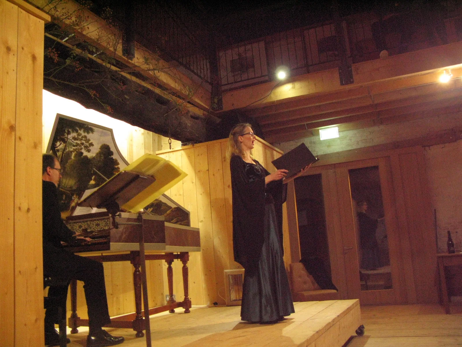 100 people were captivated by Harpsichord and Sopranist for a romantic evening of Handel's Journey Through the Enlightenment.