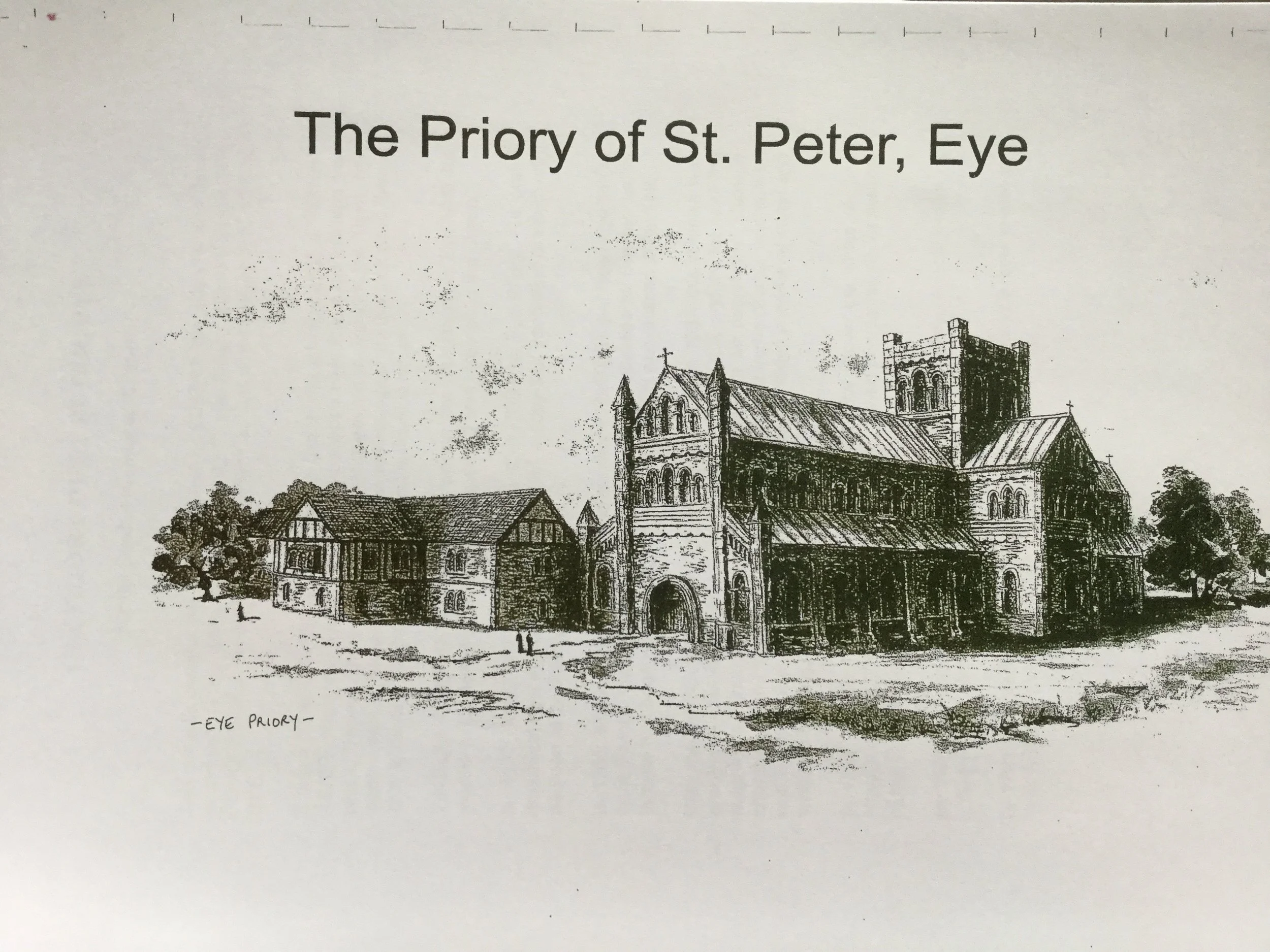 The Benedictine Priory was built in 1010 as a twin sister to the Priory in Bernay, France.