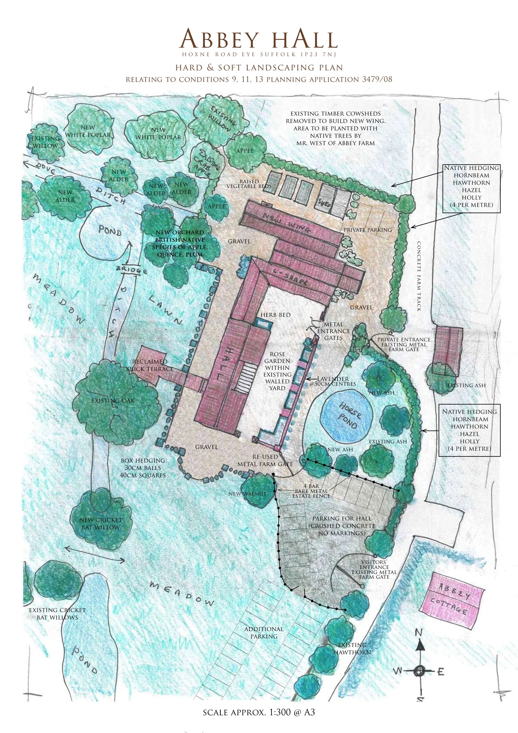 Our scheme to restore and enhance the harmonious setting and natural environment.