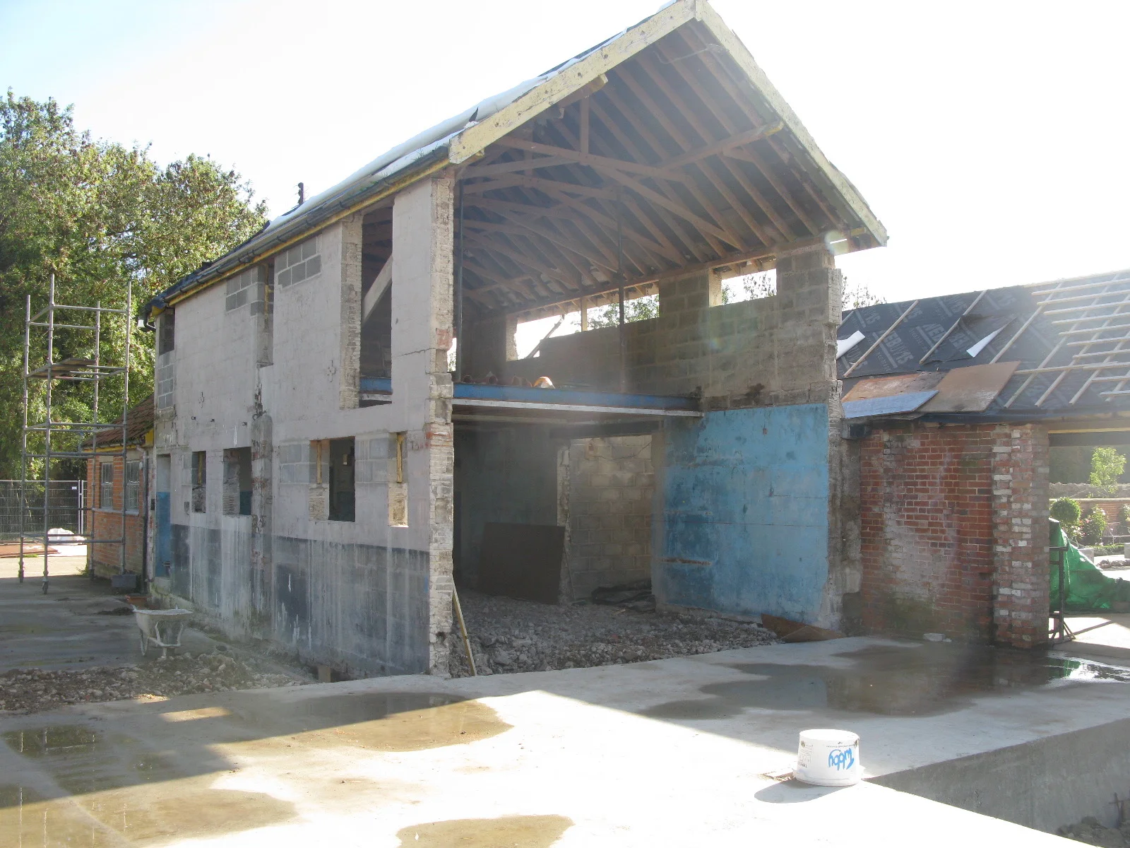 Something had to give! We extended and insulated the milking parlour to create the second floor bedrooms.