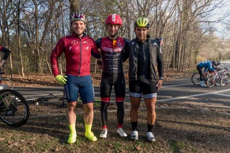 Matthew Vandivort finishes in second place in the Castelli New York Cycling Series Cat 2/3 Men's Overall. 