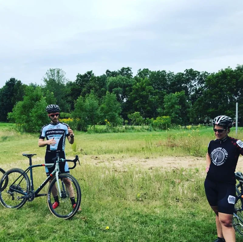 Coach Nick Lemke Discusses Cross Technique at Camp in Wisconsin.