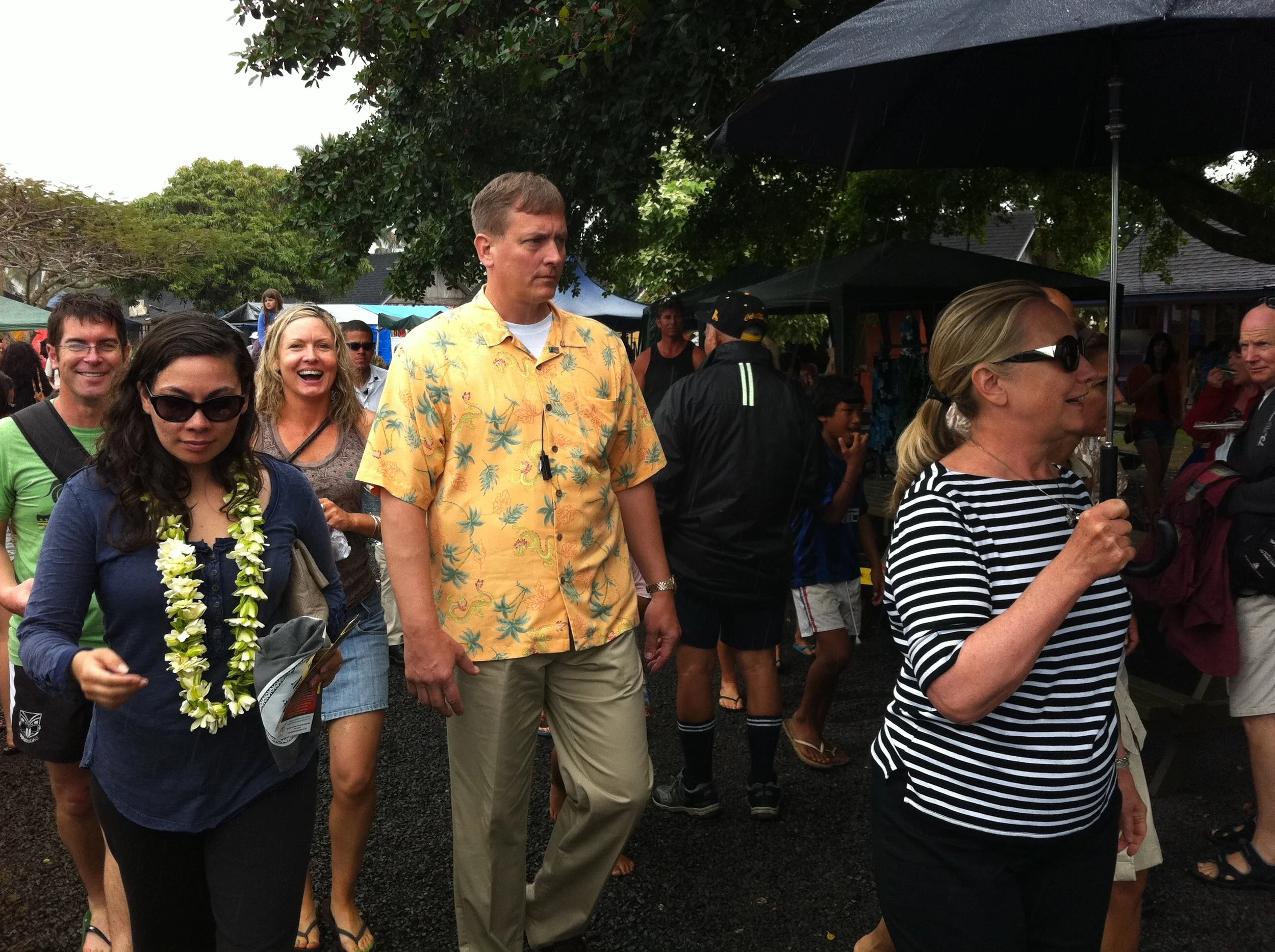 Even Hillary shops at the market