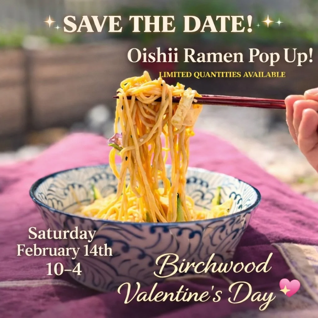 𝐑𝐚𝐦𝐞𝐧 𝐏𝐨𝐩 𝐮𝐩!

Join us on Valentine&rsquo;s Day for @oishii_ramen_yellowknife

*𝘼𝙙𝙙 𝙩𝙤𝙥𝙥𝙞𝙣𝙜𝙨 𝙡𝙞𝙠𝙚 𝙘𝙤𝙧𝙣, 𝙘𝙖𝙗𝙗𝙖𝙜𝙚, 𝙗𝙤𝙠 𝙘𝙝𝙤𝙮, 𝙣𝙤𝙧𝙞, 𝙖𝙣𝙙 𝙆𝙞𝙠𝙪𝙧𝙖𝙜𝙚 (𝙒𝙤𝙤𝙙 𝙚𝙖𝙧 𝙢𝙪𝙨𝙝𝙧𝙤𝙤𝙢)*

&bull;Mini Ch