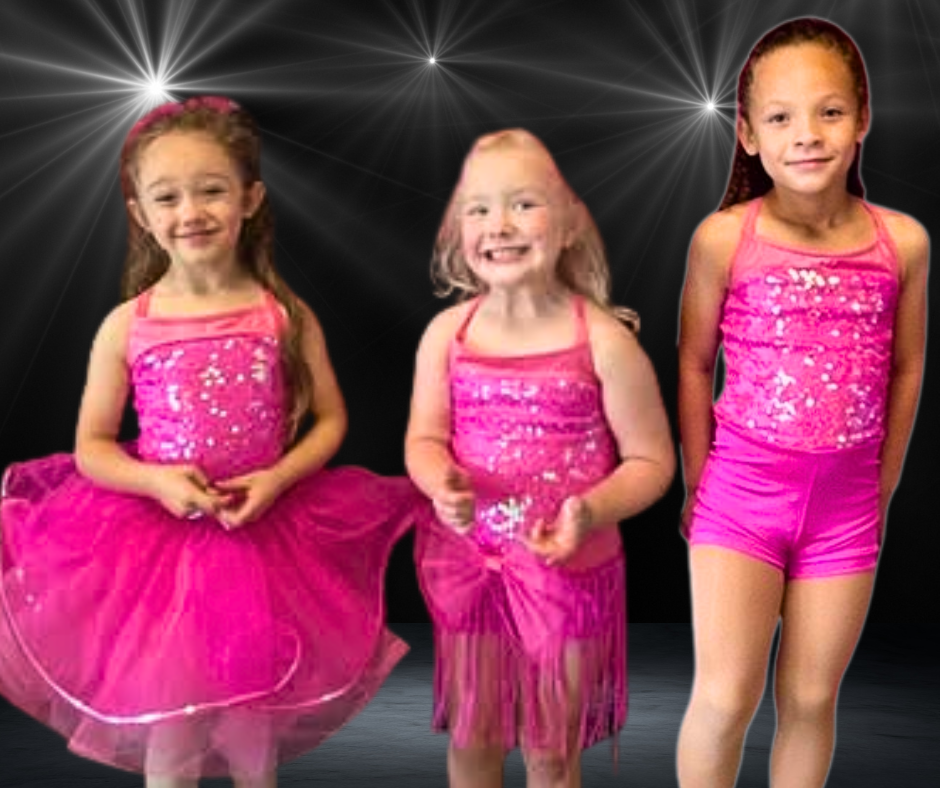 3-in-1 recital costume pieces