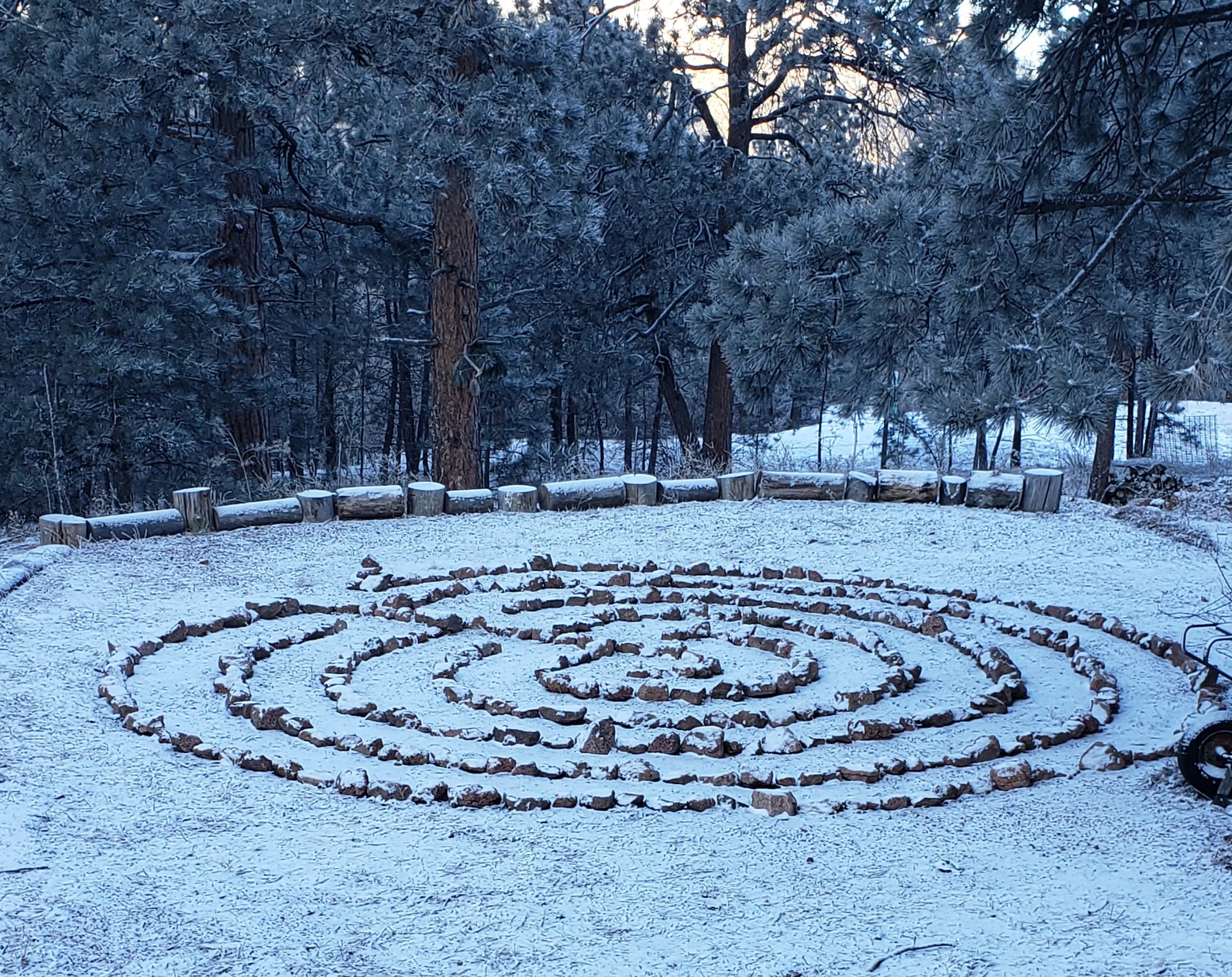labyrinth first snow.jpg