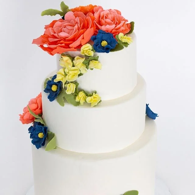 Had a fun photo shoot with @artcakemt capturing beautiful cakes! Visit her booth at the Missoula #weddingfair @hiltongardeninn today 11-4pm.