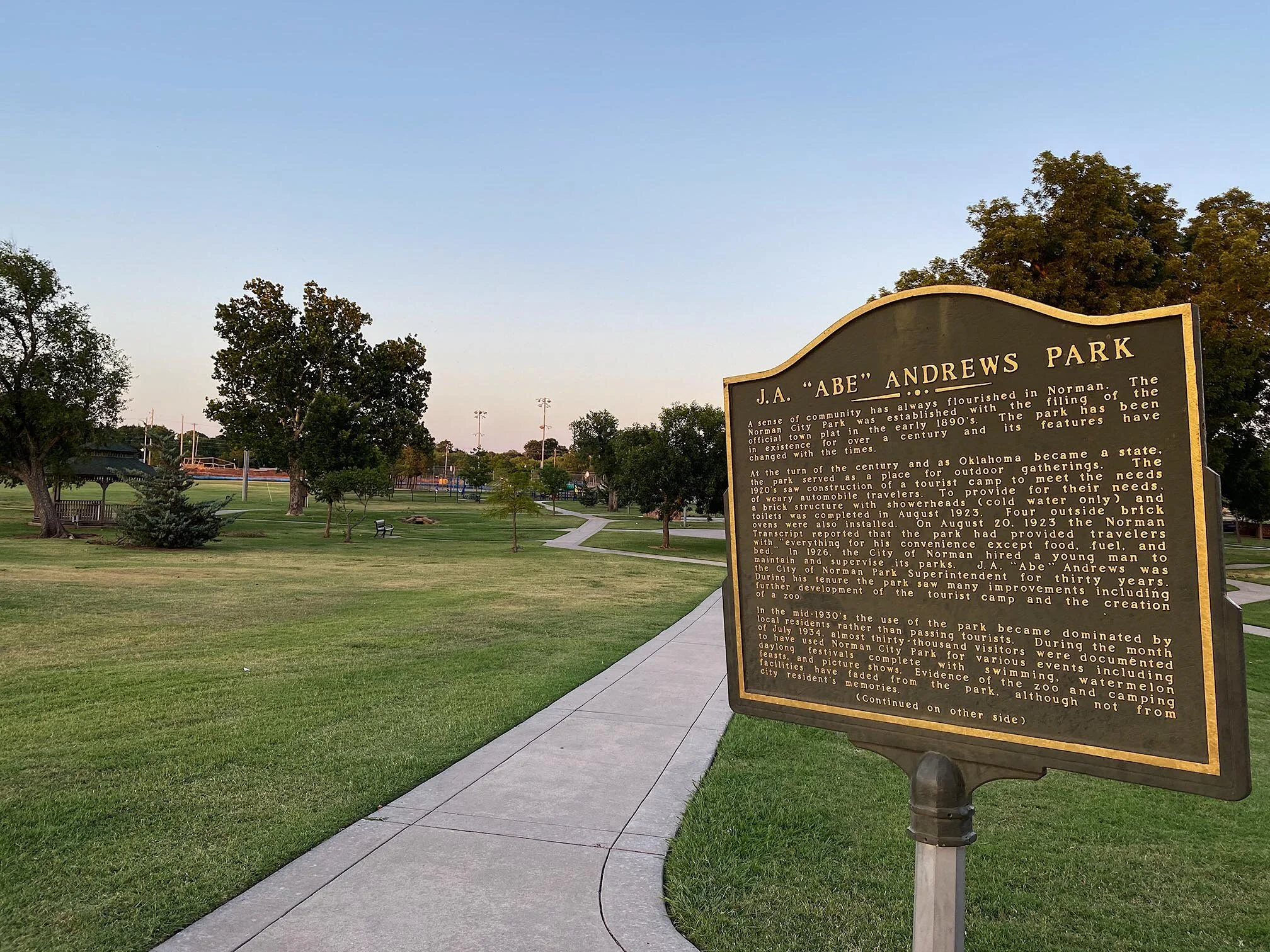 Norman Arts Council Announces RFQ for Public Art Work Set for Andrews Park — Norman Arts Council