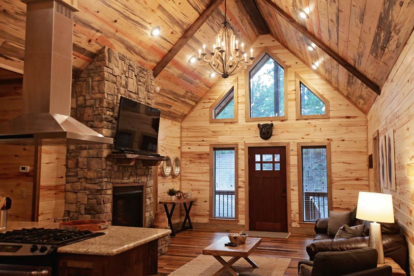 Rustic Retreat | Living Room