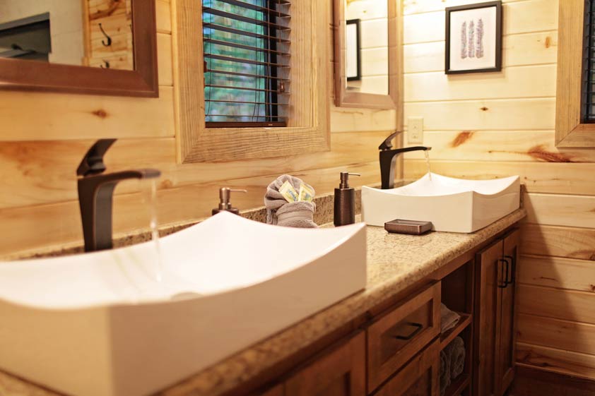 Rustic Retreat | Master Bathroom #1