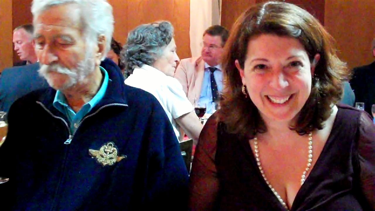 Bob Maloubier with Gwen Wynne