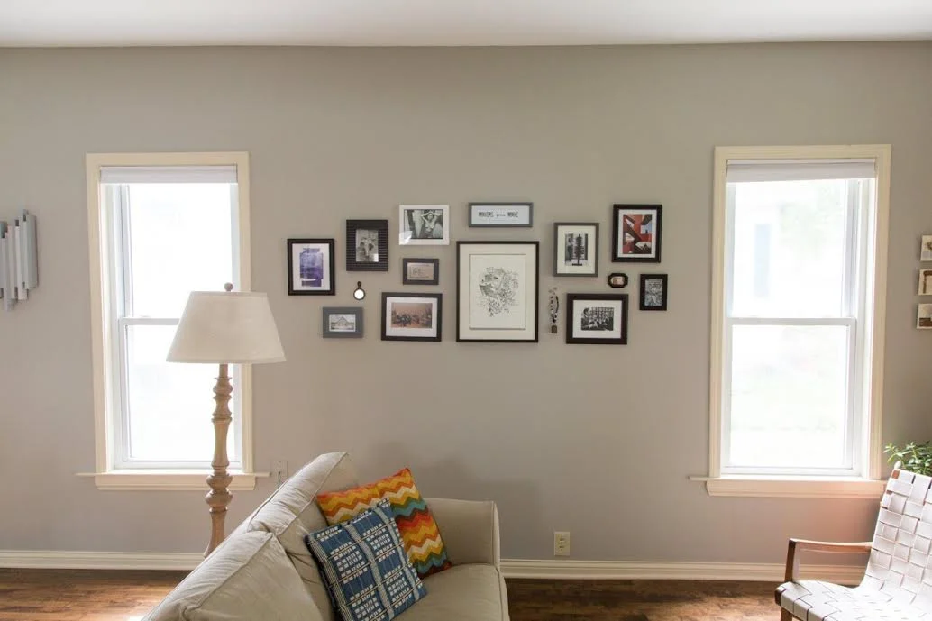 gallery wall filled with local scenes and inspiration
