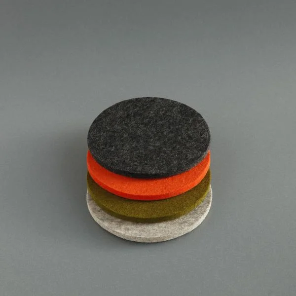 multi color and made of felt