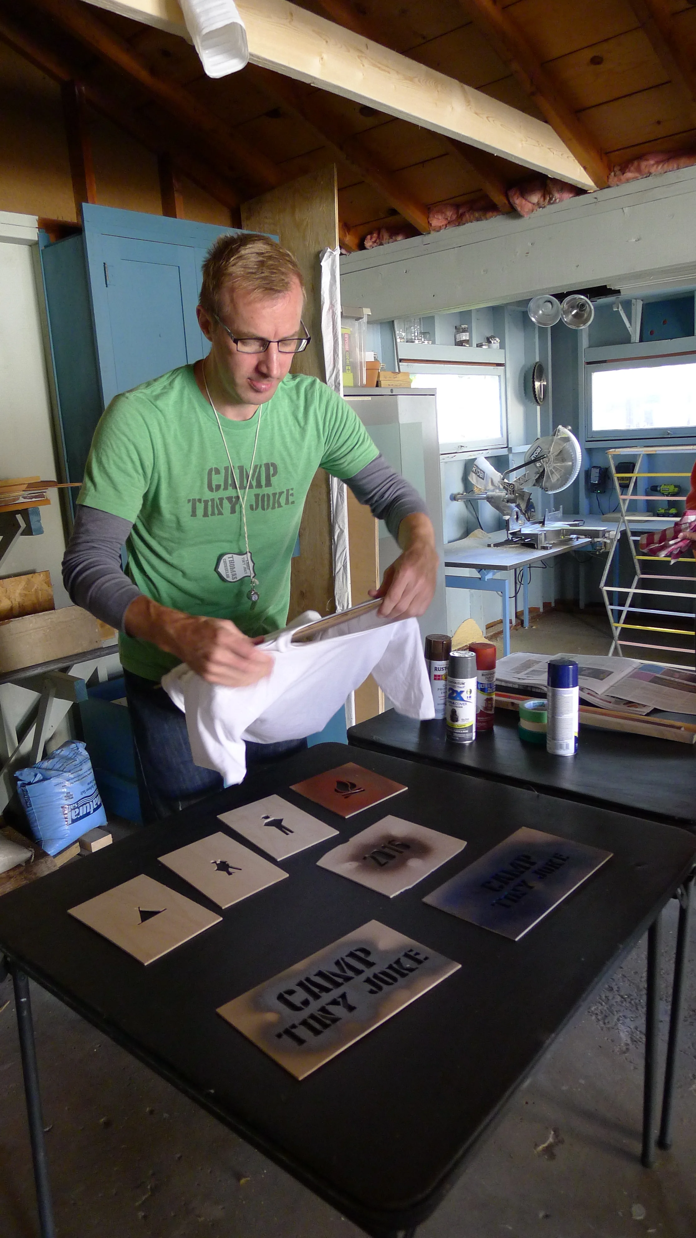  custom stenciling workshop instruction 