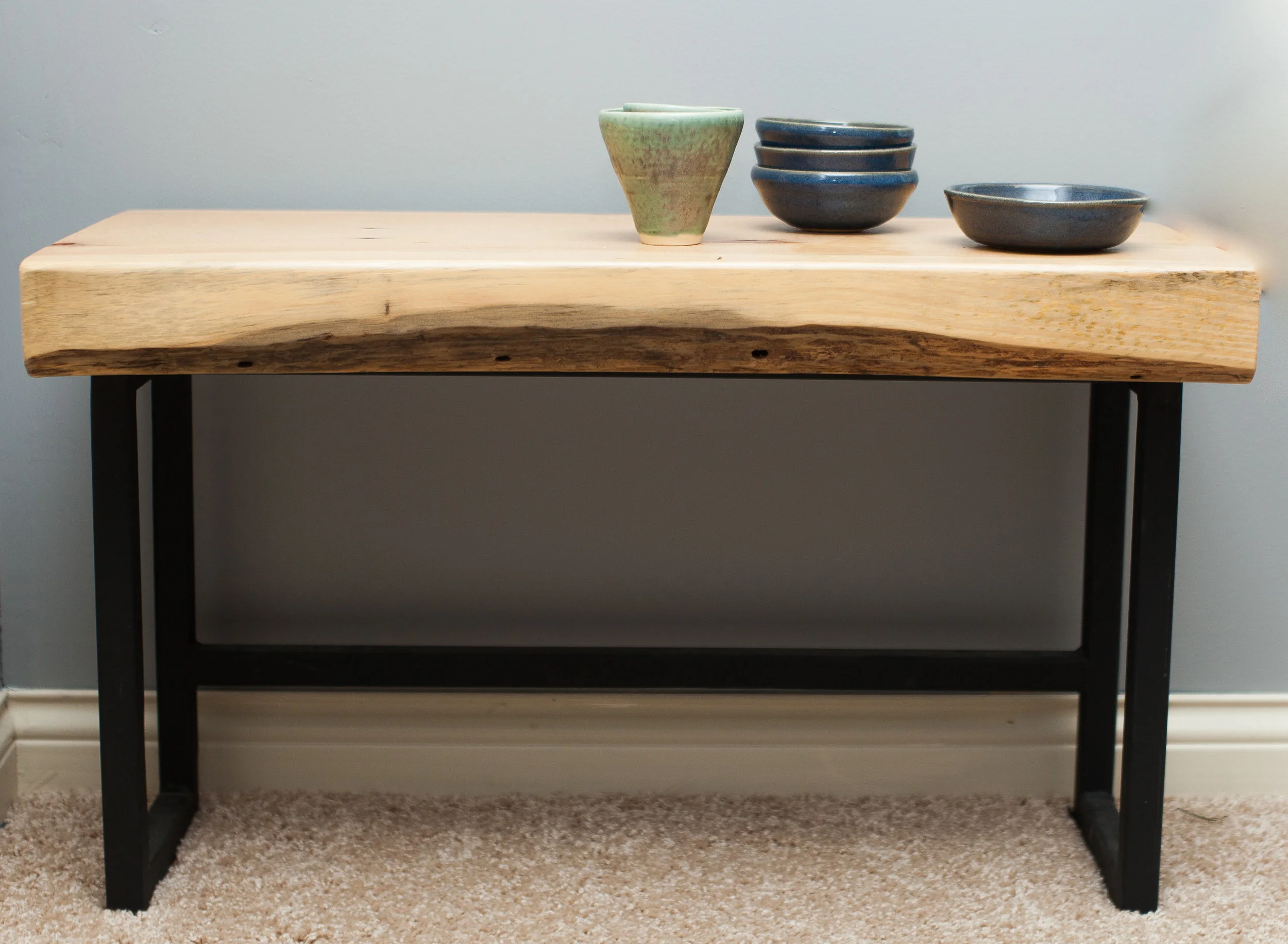 raw edge bench no. 1, circa 2011