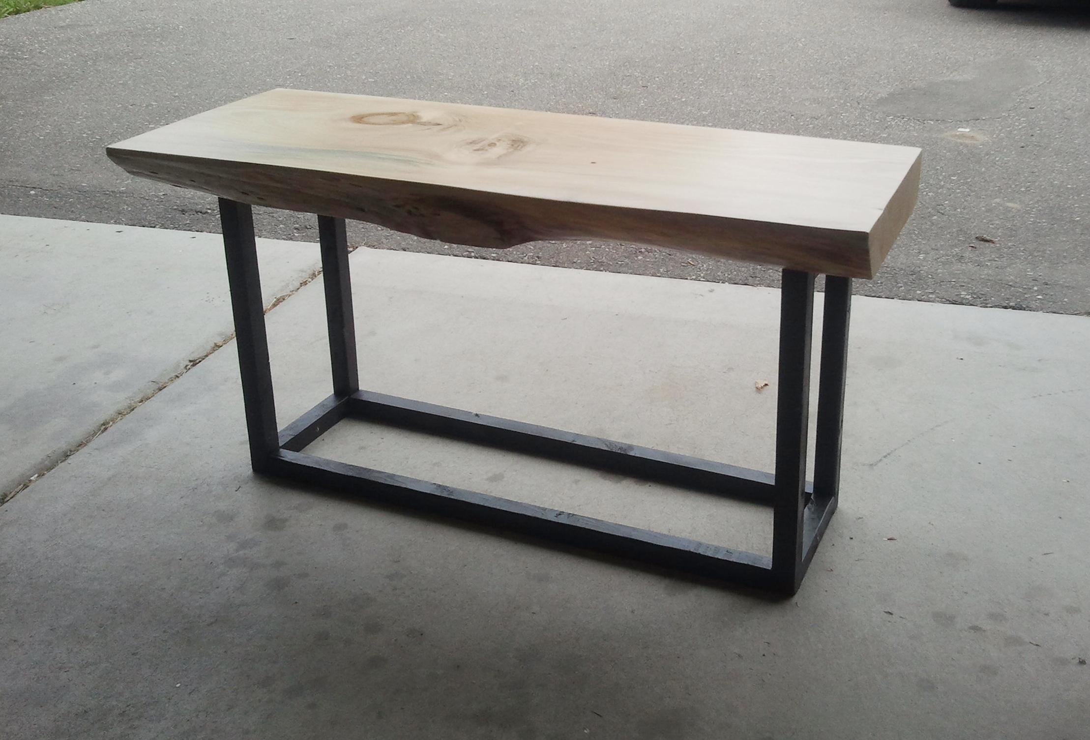 raw edge bench, proto-type