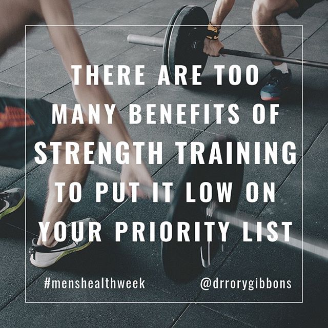 Being strong is awesome. You can lift, push, pull and carry heavier things, have less pain, higher libido, less heart disease and more confidence. Down sides? You MAY have to update your wardrobe, sorry 🤷🏻♂️
.
Strength training works on a lot of different levels:
.
✔️ improves testosterone levels leading to improved mood, libido, fat content, muscle content
.
✔️ improves blood sugar regulation so you move farther away from diabetes. Just because your dad has it, doesn't mean you have to
.
✔️ improves thyroid function
.
✔️is an outlet for emotions because bottling them up has never helped anyone
.
✔️ makes you think clearer
.
I can go on but you get the point.
.
The best way to start strength training is with a coach. Hands down, you will be more consistent and get better results faster. Stay tuned for my next post for some requirements to look for in a strength and conditioning coach 💪🏼