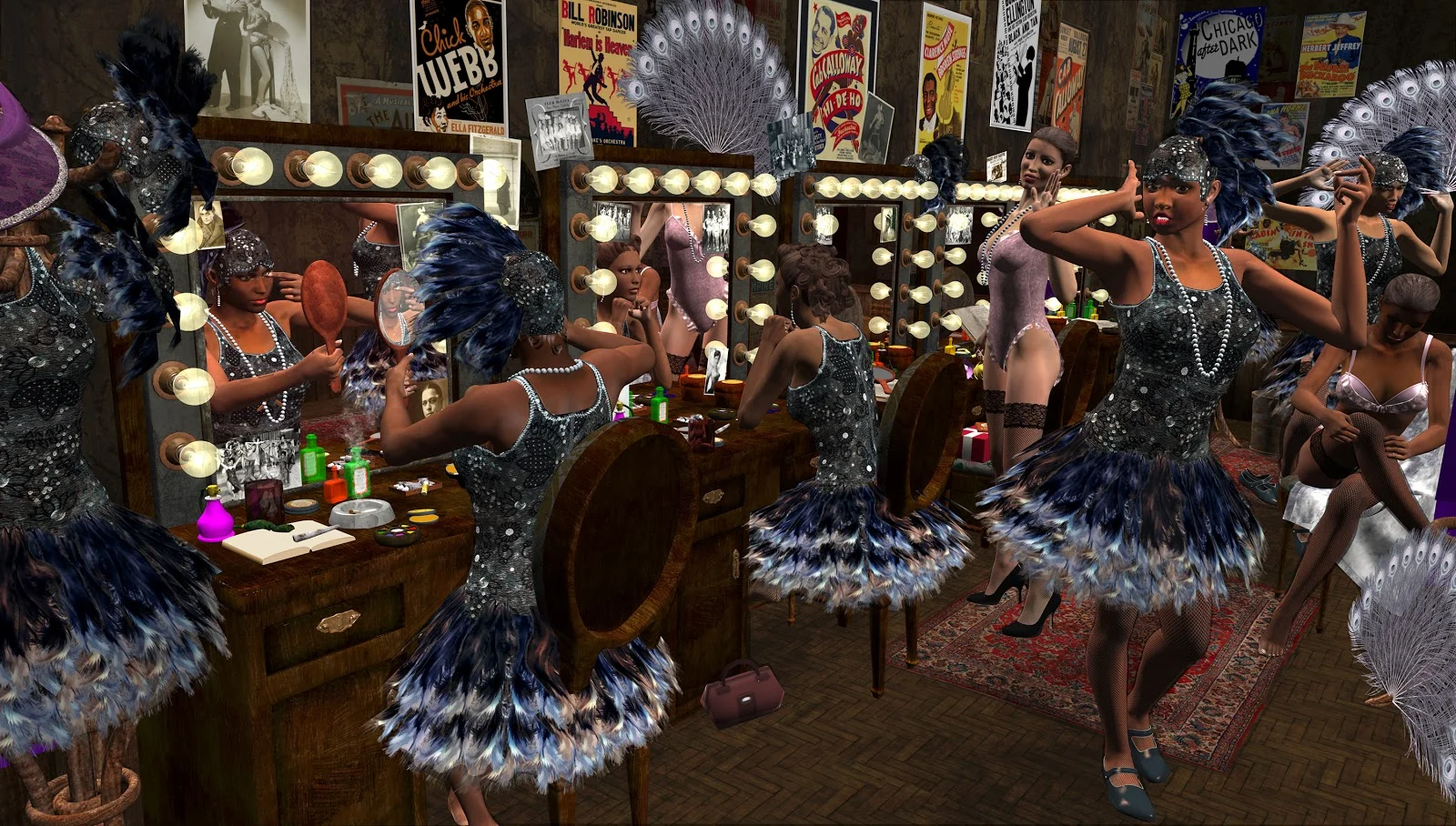 Backstage at the Regal Theater