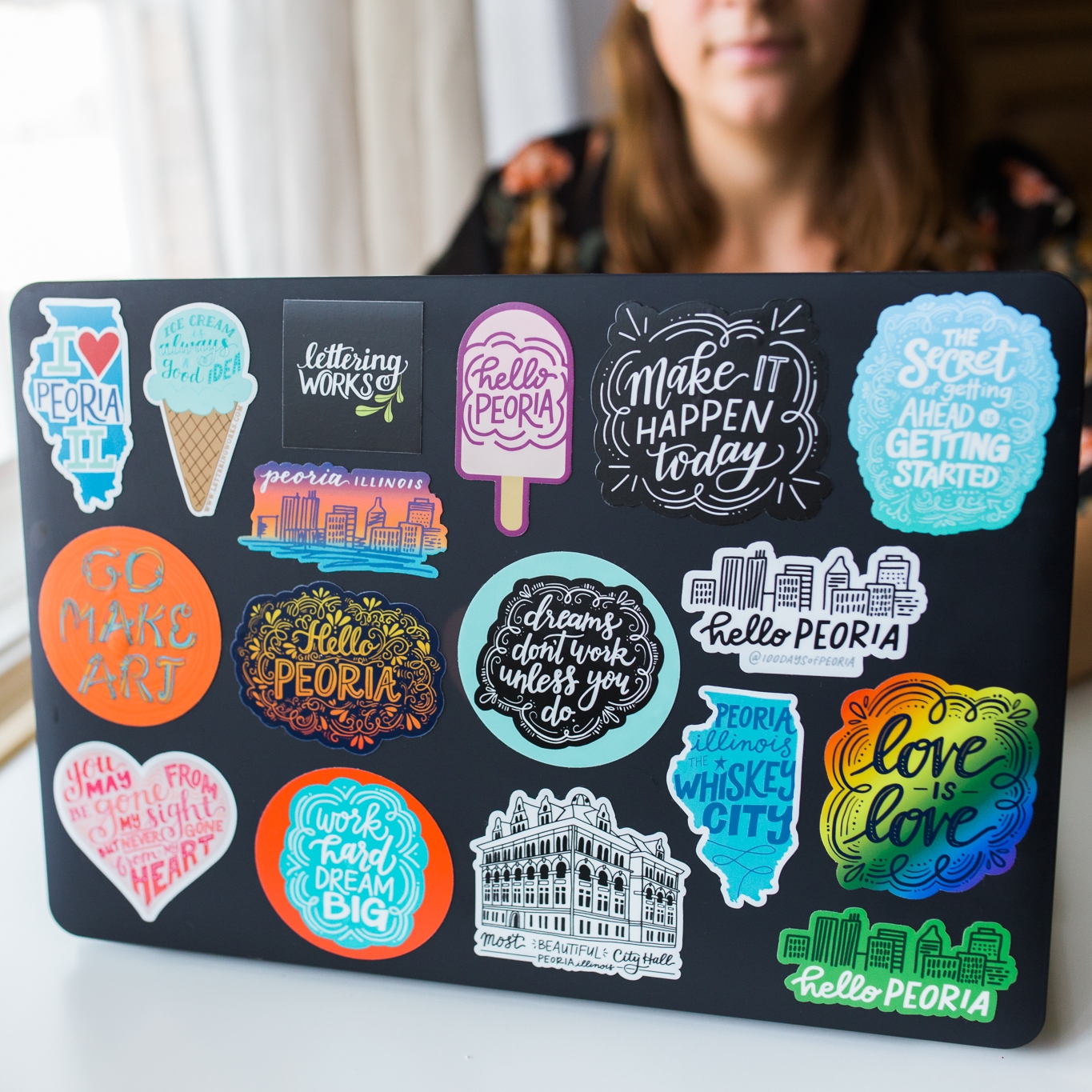 I Love Candy Sticker — Lettering Works
