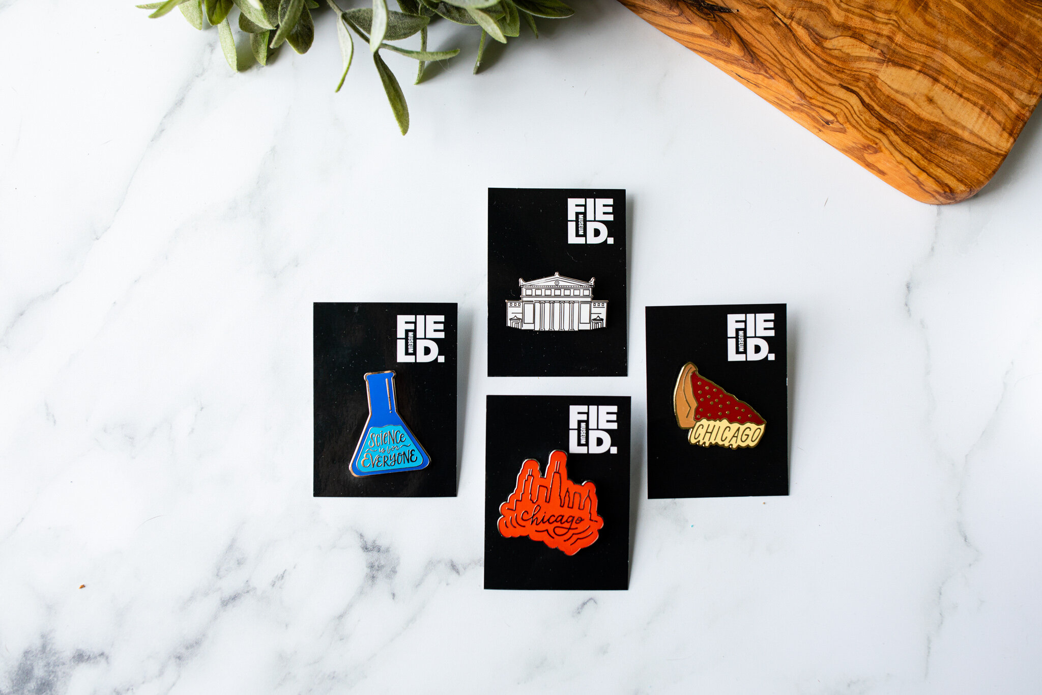 High-quality enamel pins for creatives. Collections include