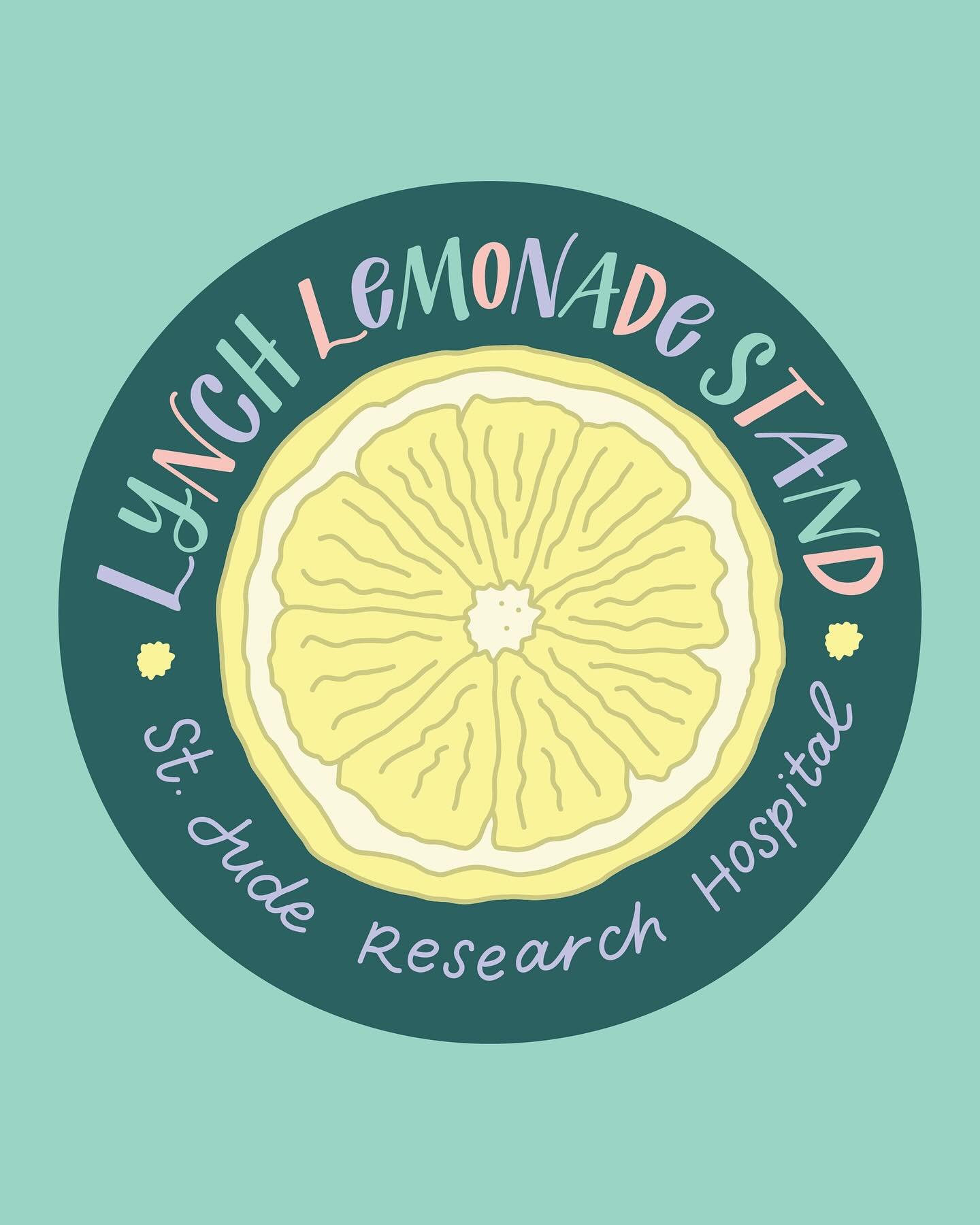 New look for @lynchlemonadestand, a fundraiser in Peoria that benefits @stjude Research Hospital. 🍋 🏥 

Carly came to Lettering Works in need of a fun design for a t-shirt and we admittedly got a bit carried away and developed a whole brand for the