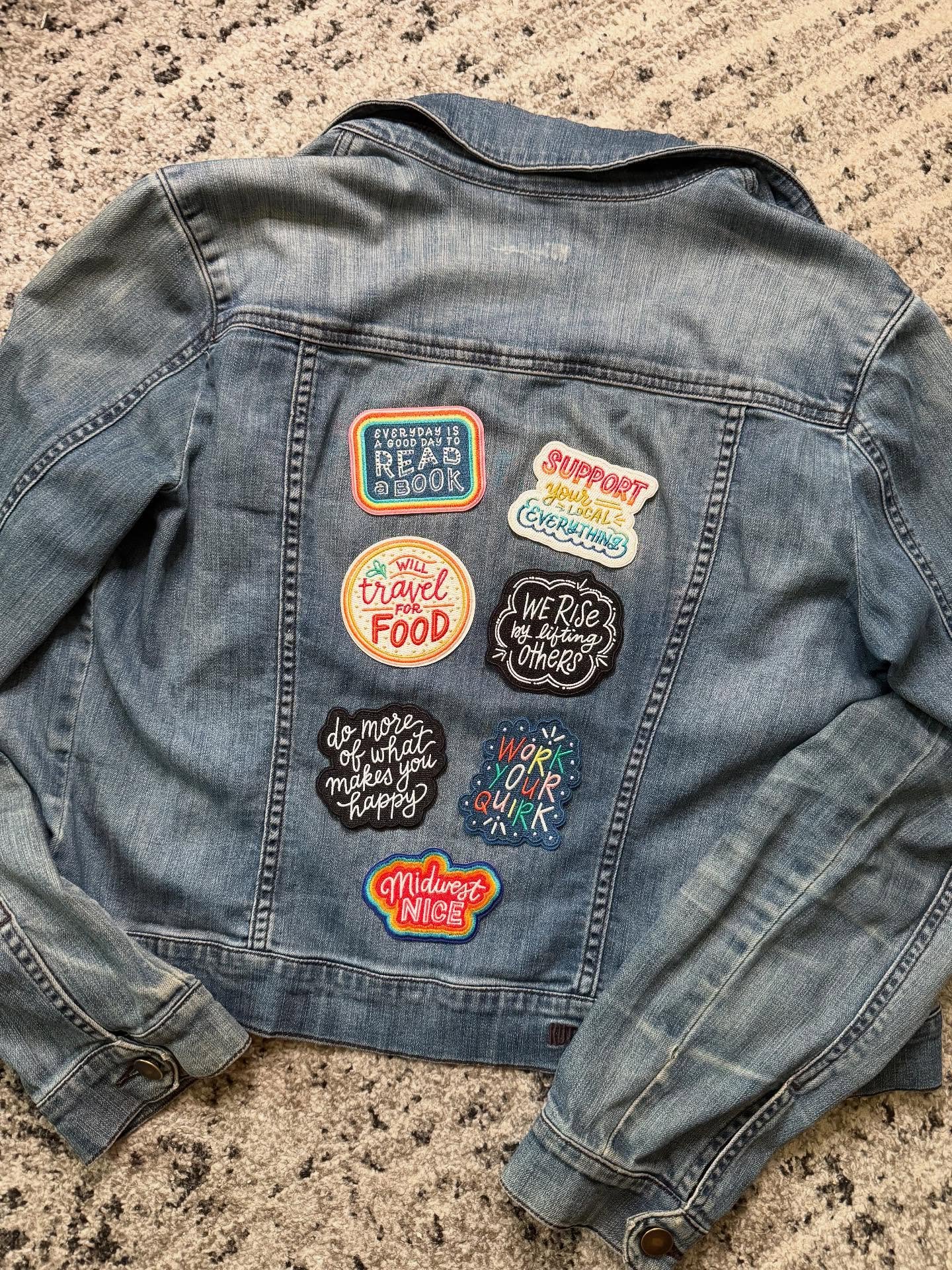 Highlight of the month was @adobe licensing seven of my designs for embroidered patches to give out at creative events!

Shoutout to @lizign for being the *best* to work with (and sending me these physical patches)!!

Which design is your favorite?! 