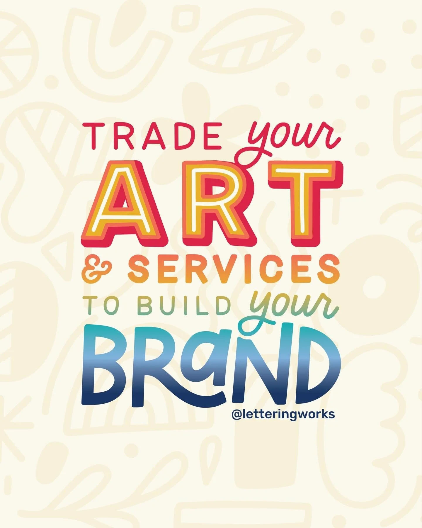 Re-Introducing my Artist Trade Program ✏️ where you can trade your art and services to build your brand! 

If you are an artist or creative who has had branding or creative business support on your wishlist but haven&rsquo;t been able to make the fin
