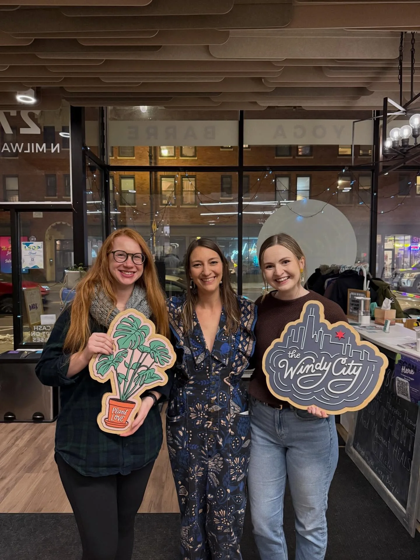 The biggest highlight of December was definitely my art show at Logan Square Pilates and Core where 40+ of my friends joined to celebrate. 

✨ Pulling off my first big art show in Chicago was also a big win of the year. (Full 2025 recap coming soon).